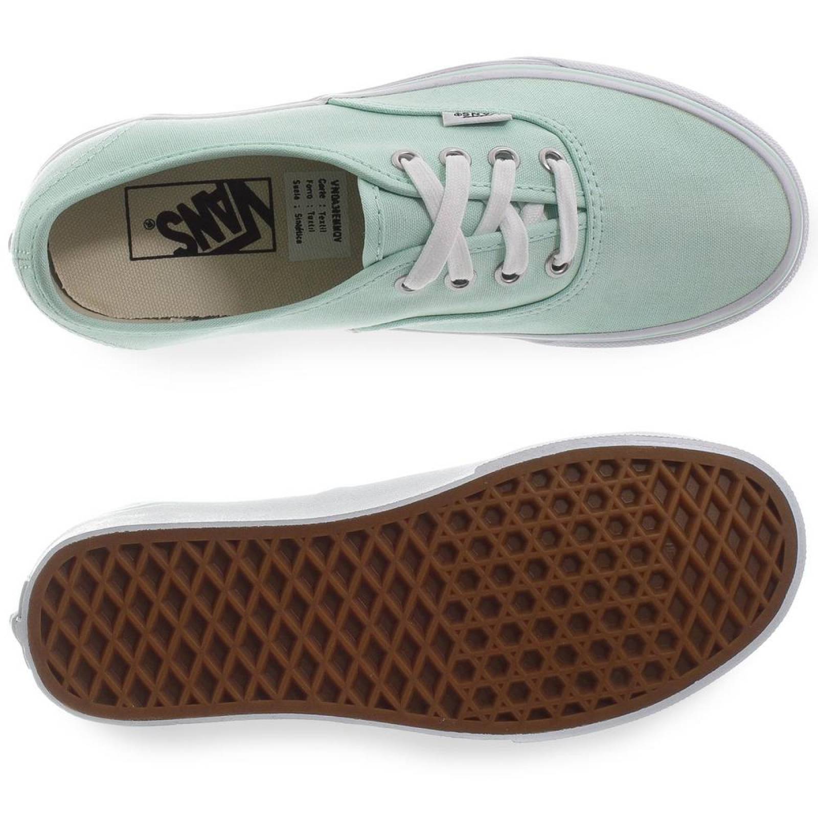 Tenis Vans Authentic - 38EMMQV - Verde Pastel - Mujer 