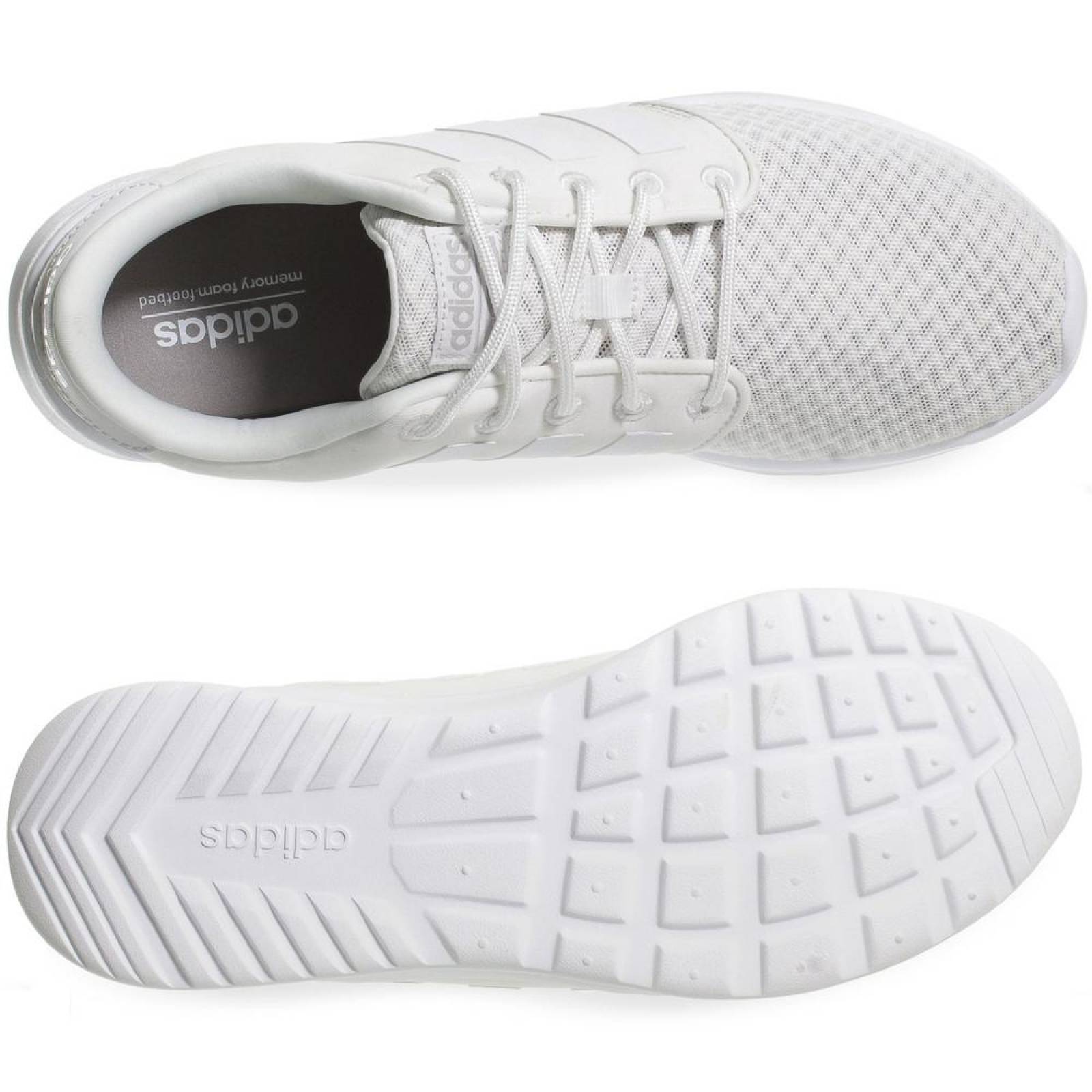 Tenis Adidas CF QT Racer W - F34701 - Blanco - Mujer 
