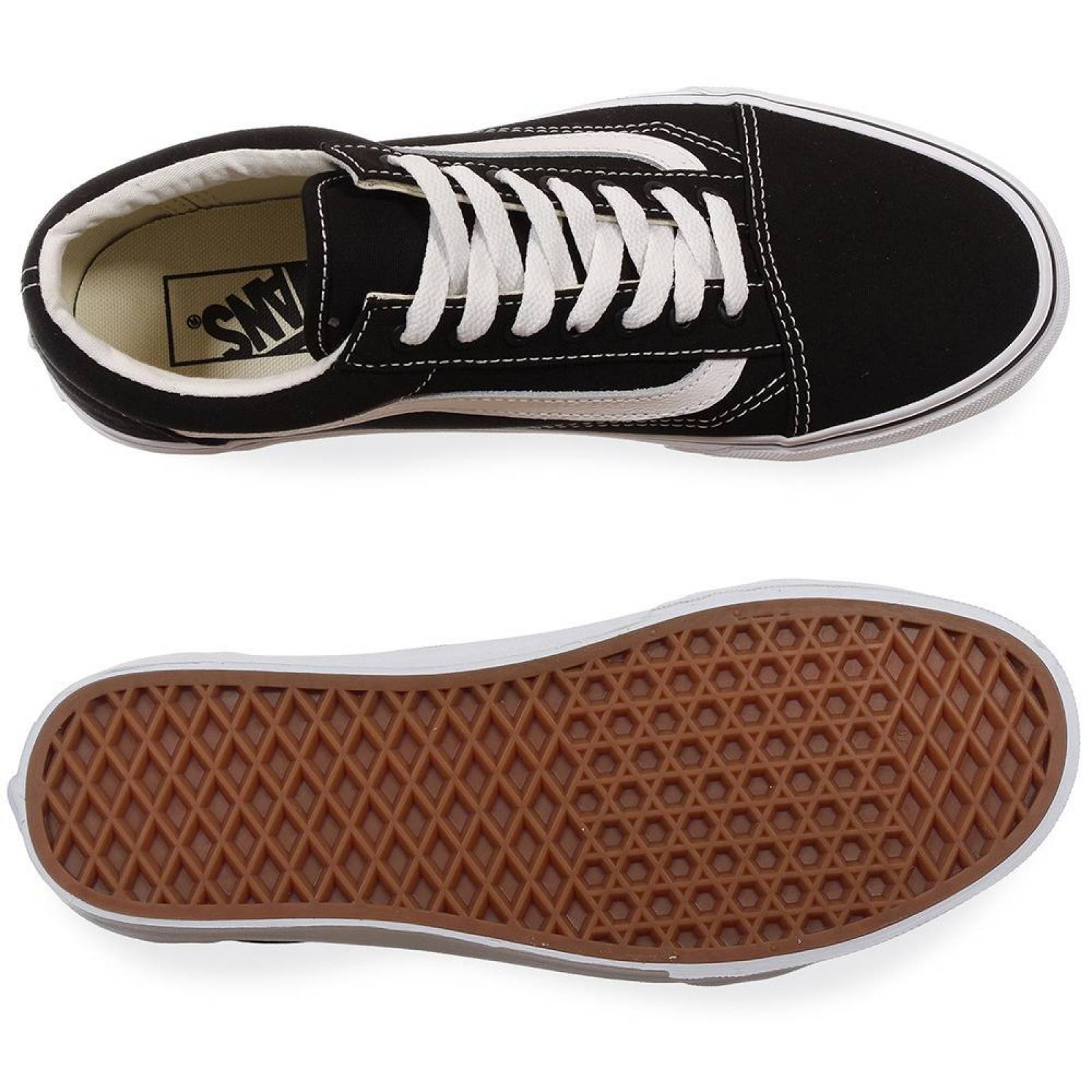 Tenis Vans Old Skool 0ZDF1WX Negro Unisex 