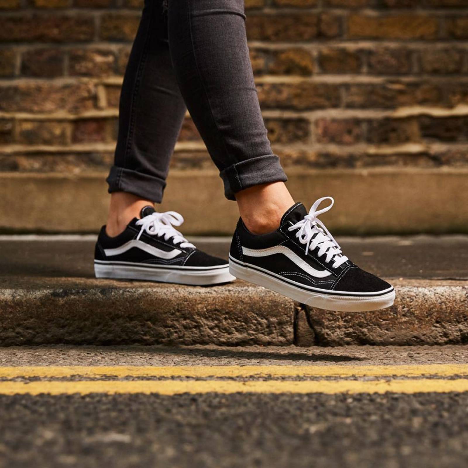 Tenis Vans Old Skool 0ZDF1WX Negro Unisex 