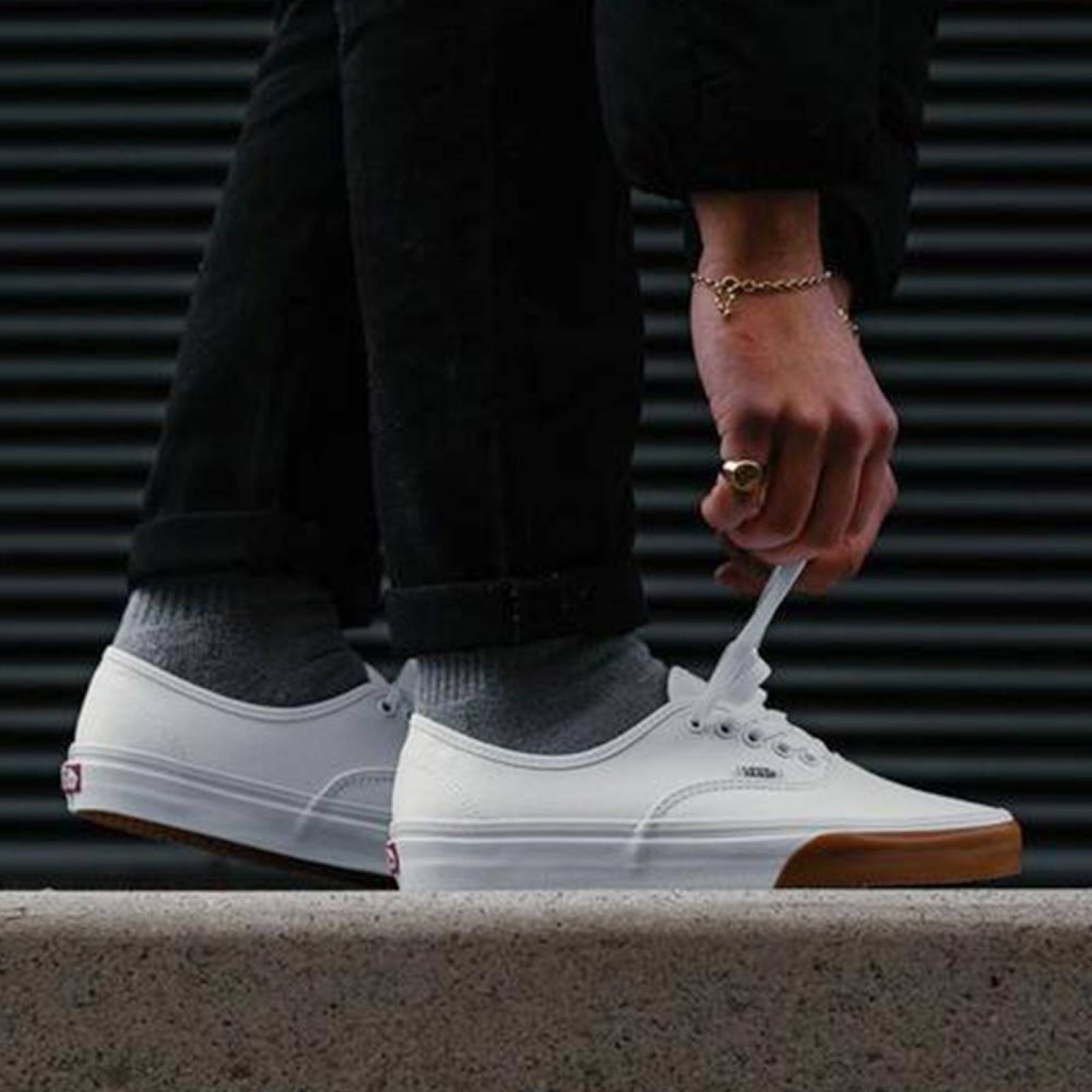 Tenis Vans Authentic - 38EMQ8R - Blanco - Hombre