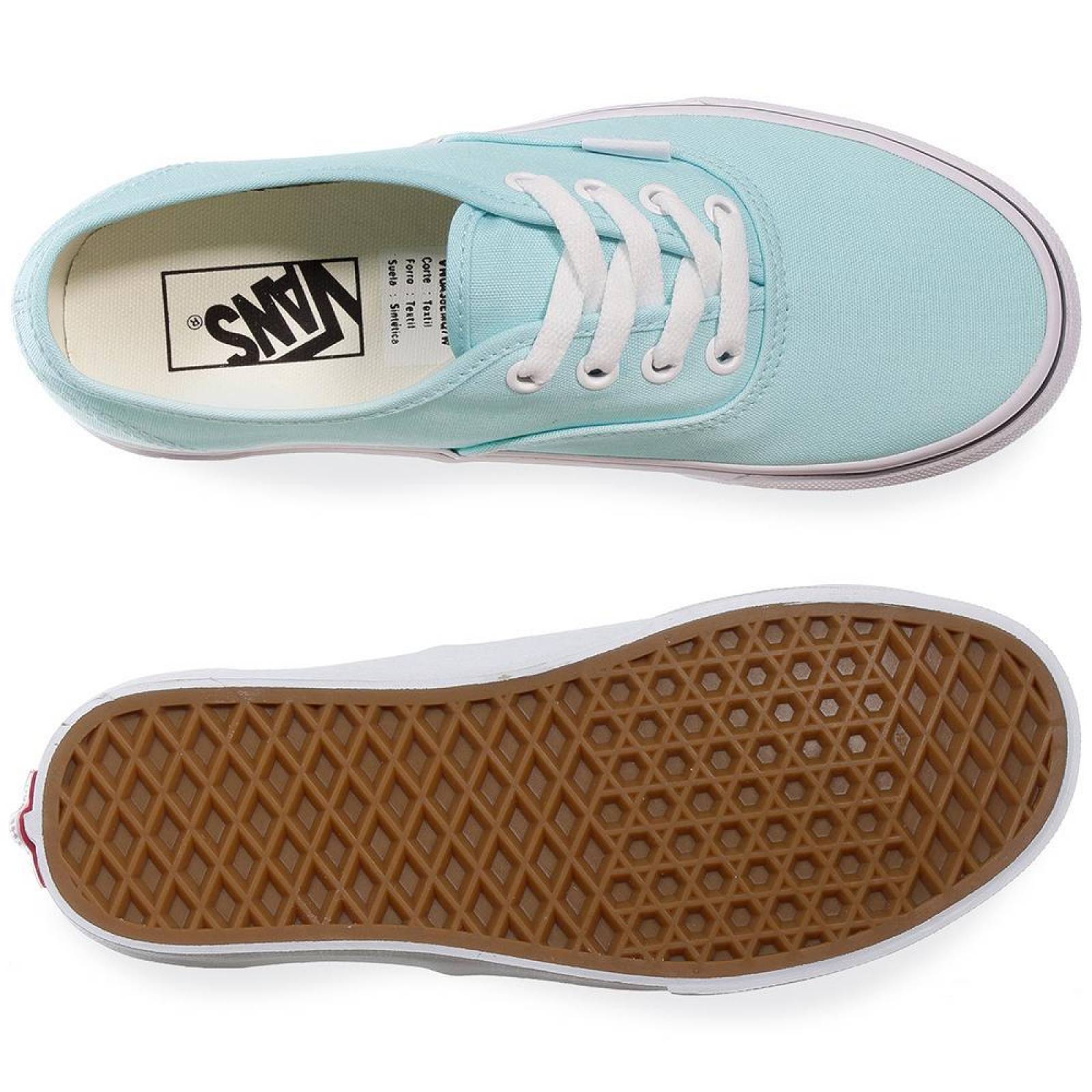 Tenis Vans Authentic - 38EMQ7W - Turquesa - Mujer 