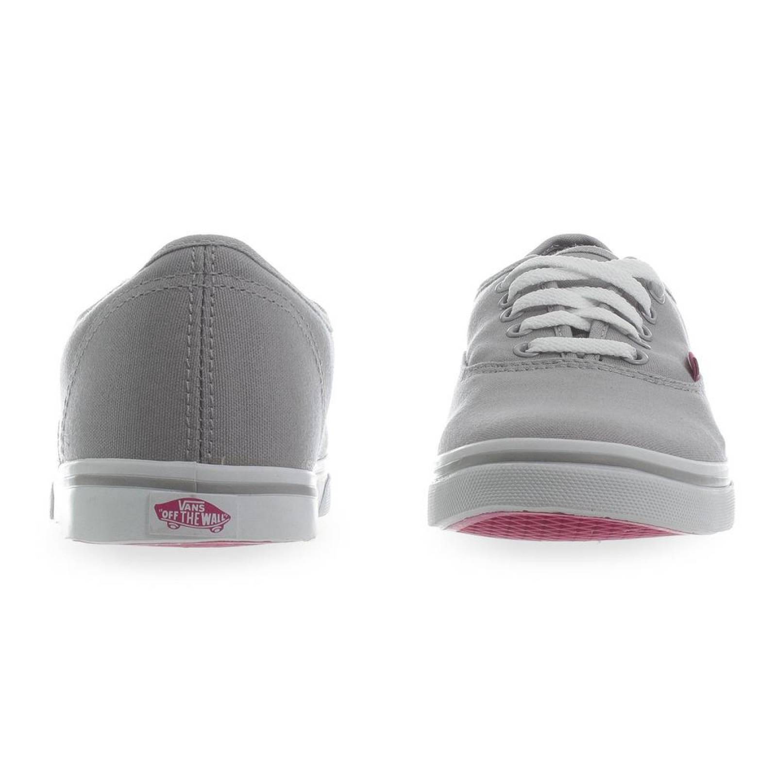 vans low top mujer gris