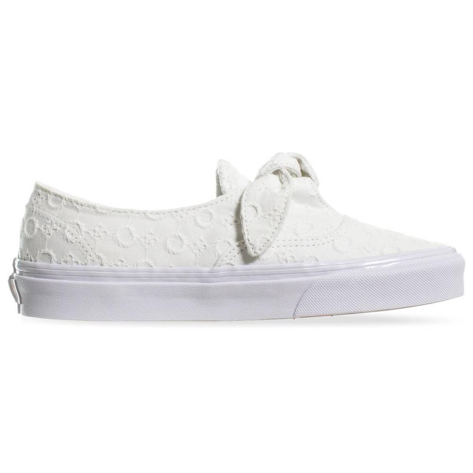 Tenis Vans Authentic Knotted 3MU2VL6 Blanco Mujer