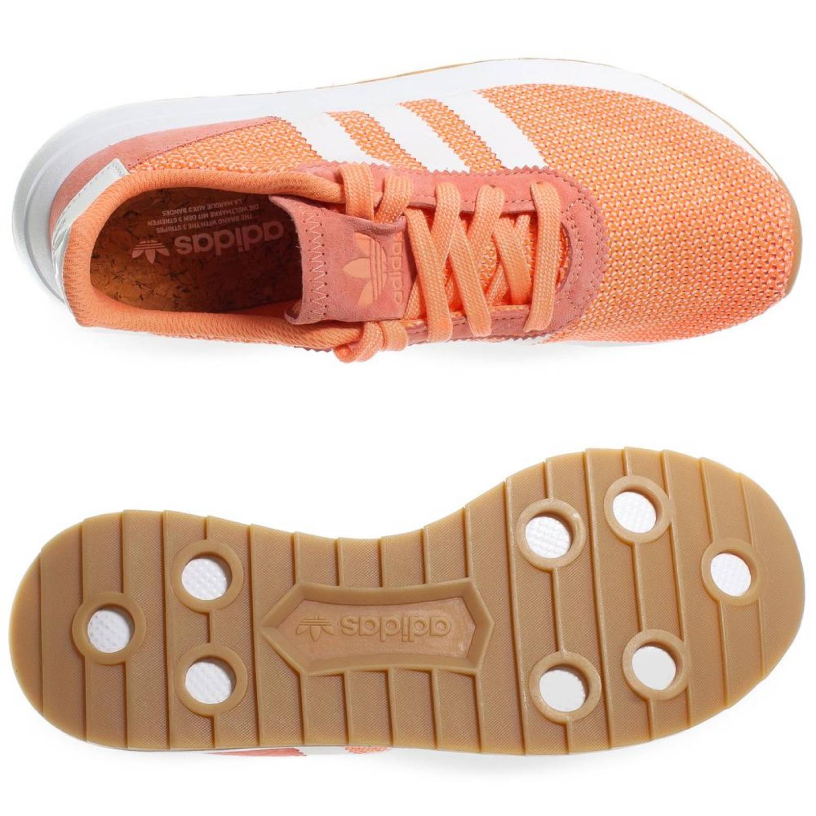 Tenis Adidas FLB Runner W - DB2121 - Salmon - Mujer 