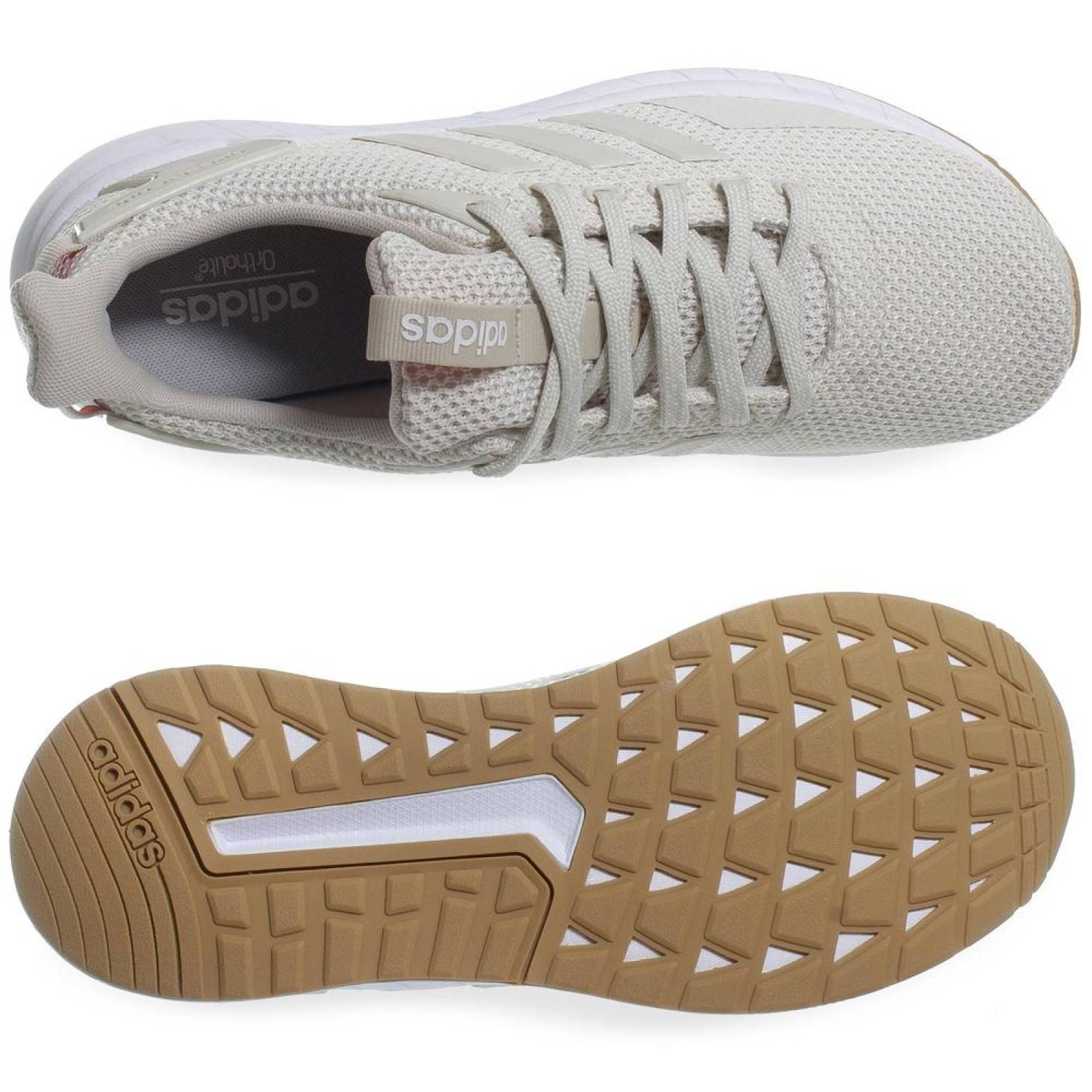 Tenis Adidas Questar Ride - F35036 - Beige - Mujer