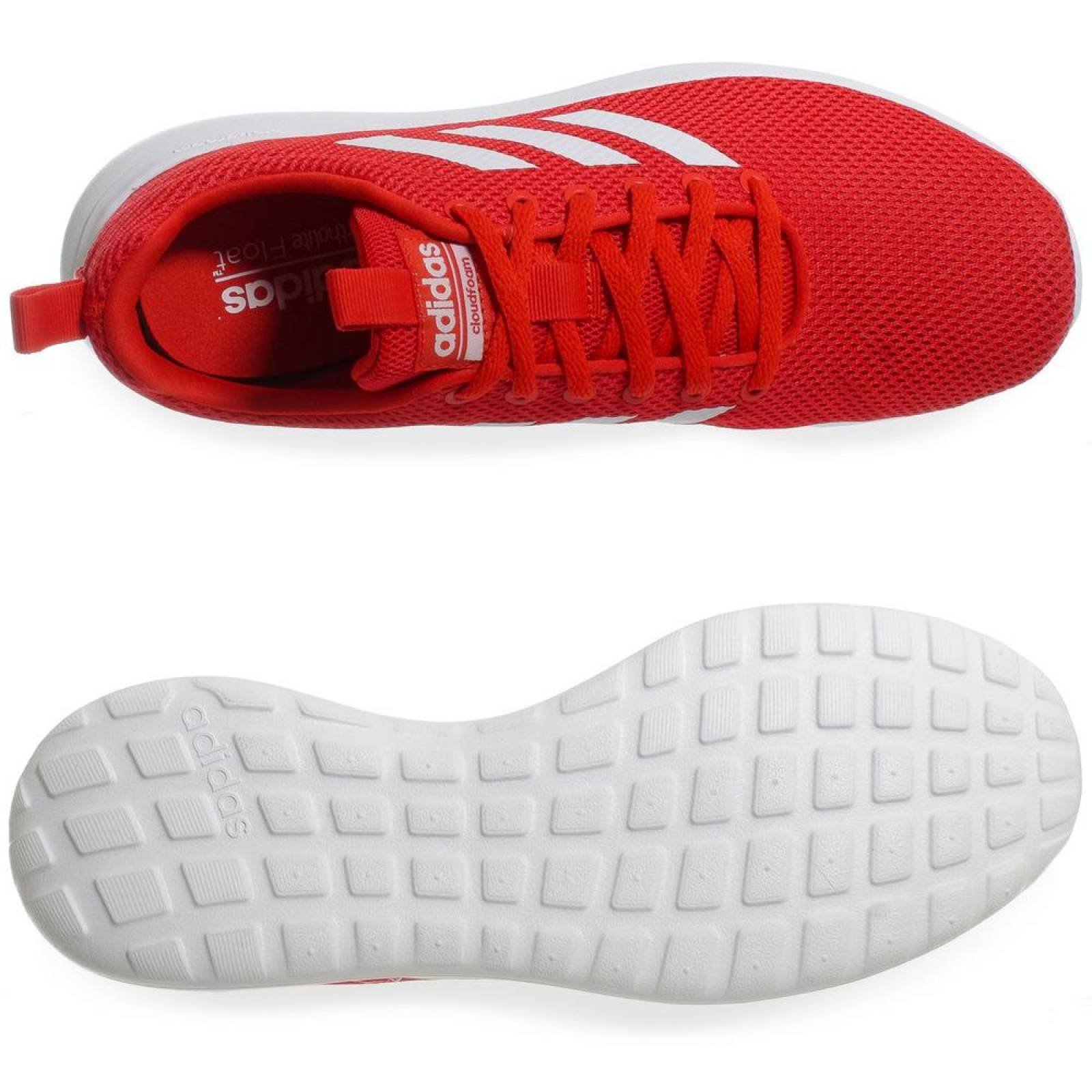 Tenis Adidas Lite Racer CLN - F34495 - Rojo - Hombre 