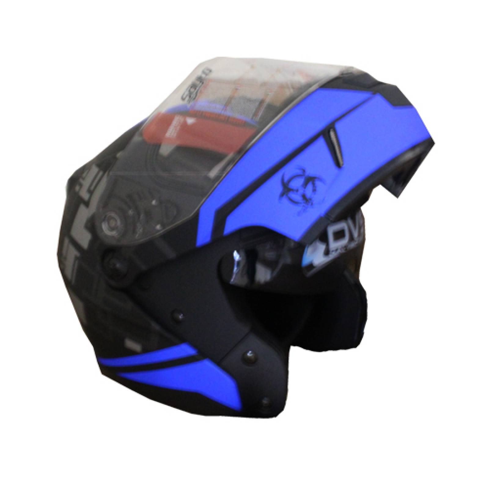 Casco Sayto Urban azul abatible talla XL