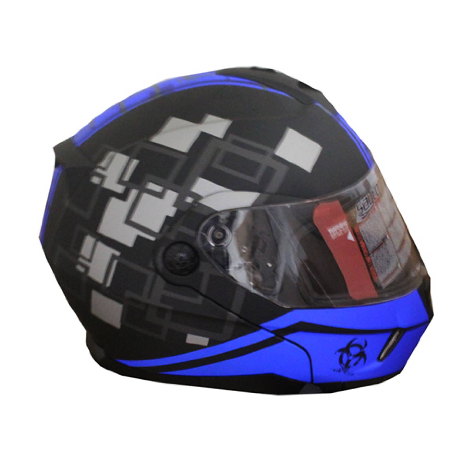 Casco Sayto Urban azul abatible talla XL