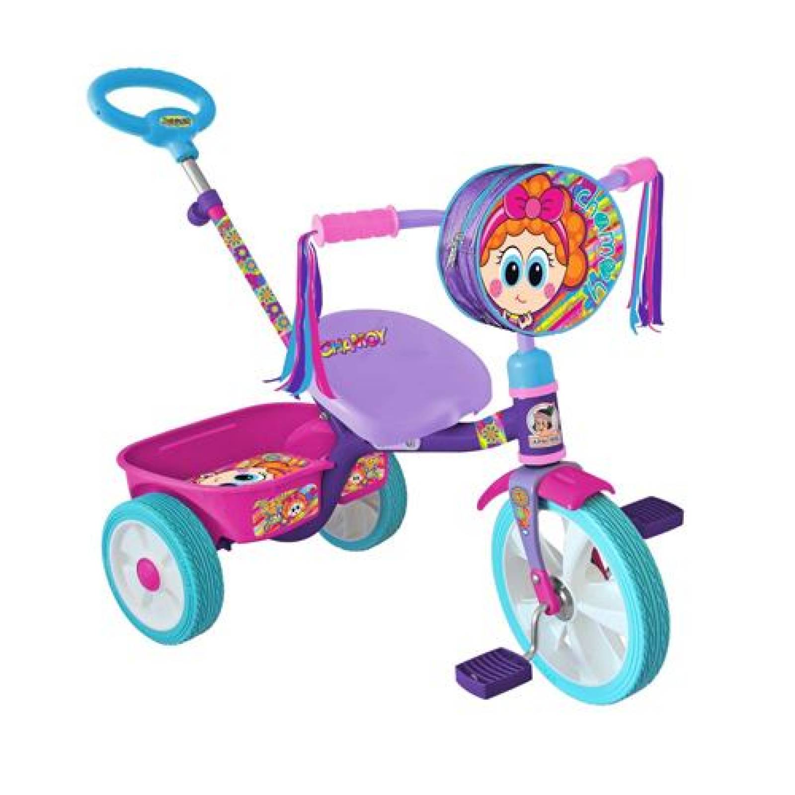 Triciclo Apache R12 Distroller Con Barra De Empuje 0880133 
