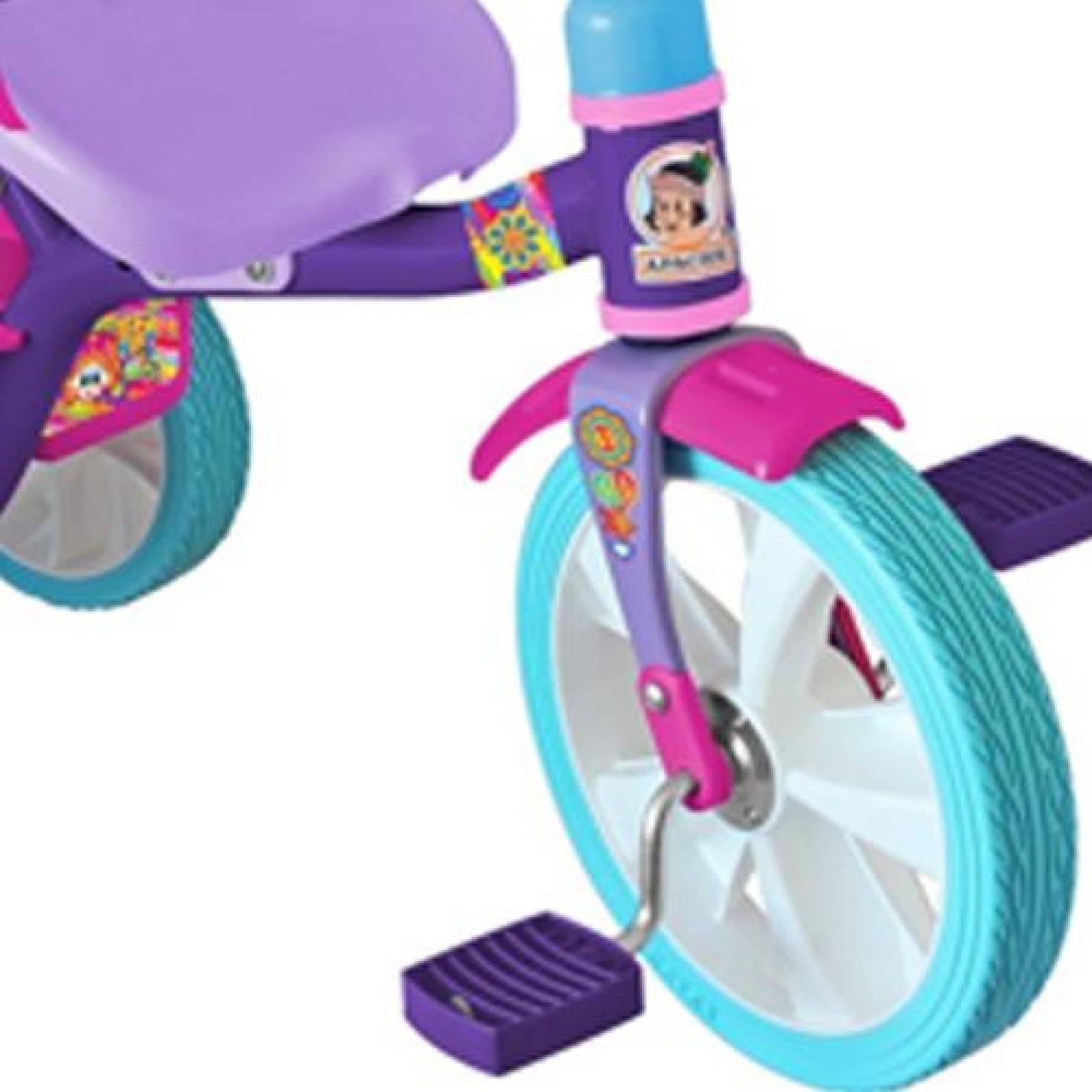 Triciclo Apache R12 Distroller Con Barra De Empuje 0880133 