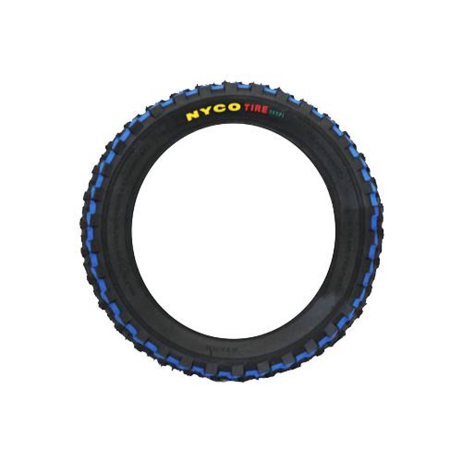 Llanta Bicicleta Rodada 12 1/2 x 2 1/4 HY111 Negro Azul Nyco 