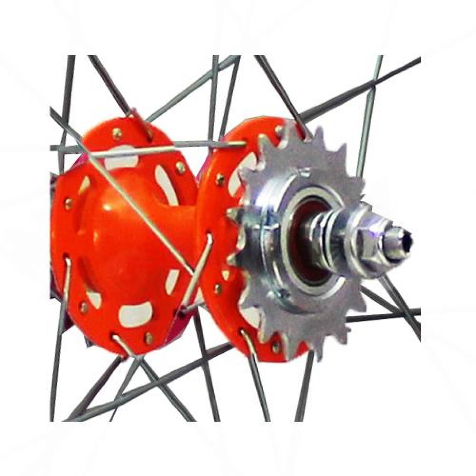 Rin Bicicleta Rodada 700 x 24 H Aero Trasero Naranja Bicimex