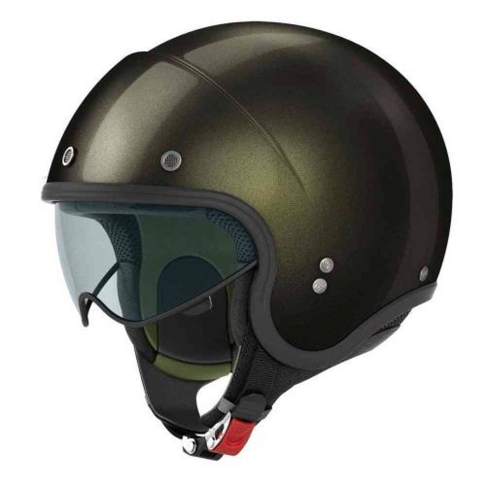 Casco Moto Retro Classic 3/4 Durango Talla S Dorado Nolan 