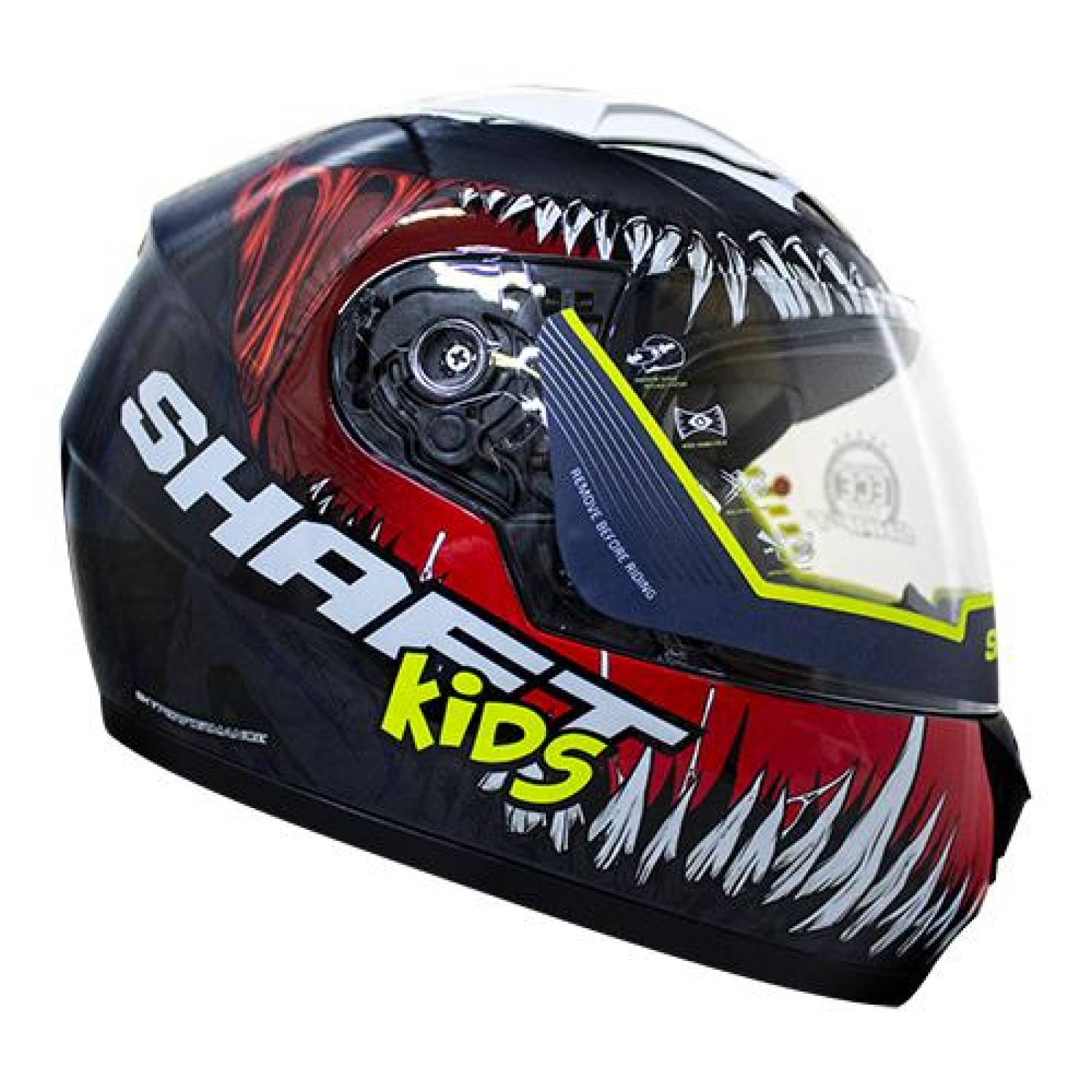 Casco Moto Niño Infantil Symbiote Talla M Shaft