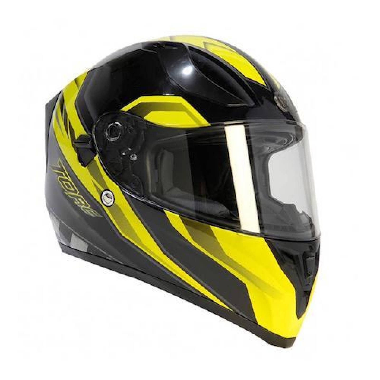 Casco Moto Integral T15 HI VIZ Talla M Amarillo Torc 