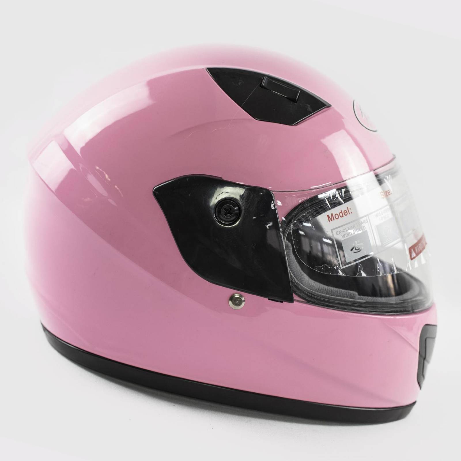 Casco Moto Niña Infantil ABS Talla S Rosa Kinlley 