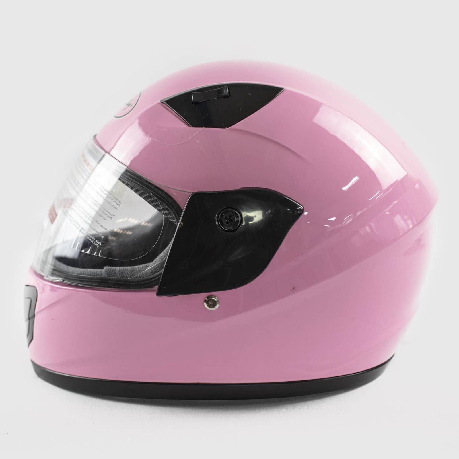 Casco Moto Niña Infantil ABS Talla S Rosa Kinlley 