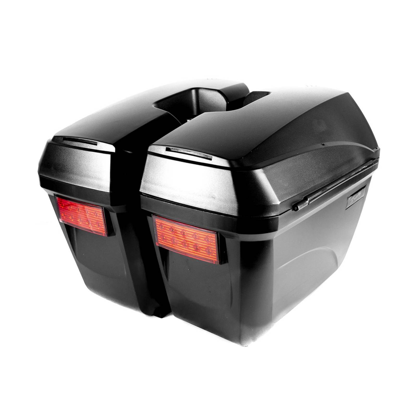 Caja Maletero Porta Equipaje Moto Lateral 23 L Luz Led  