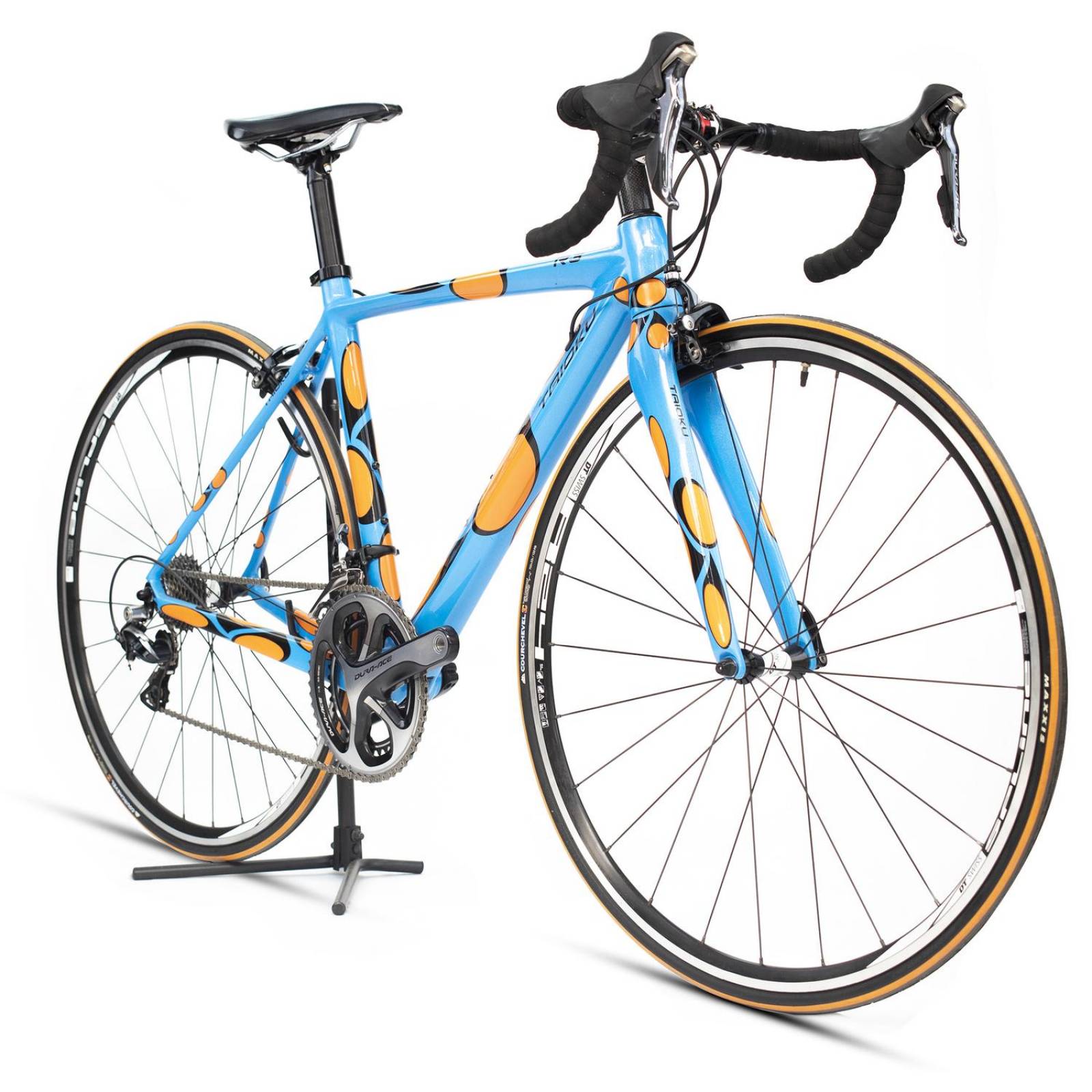 Bicicleta Ruta R700 R3 Fibra de Carbon Talla 48 Azul Taioku