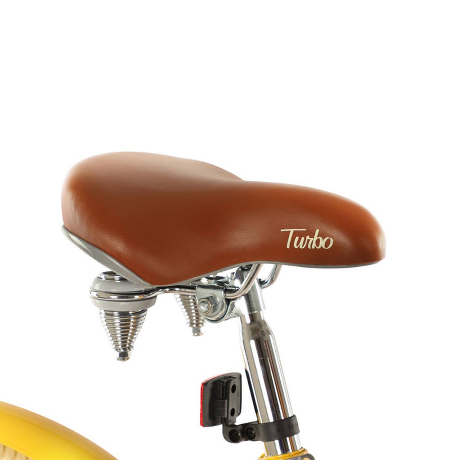 Bicicleta Urbana Vintage Retro R26 Tulum Amarilla Turbo 