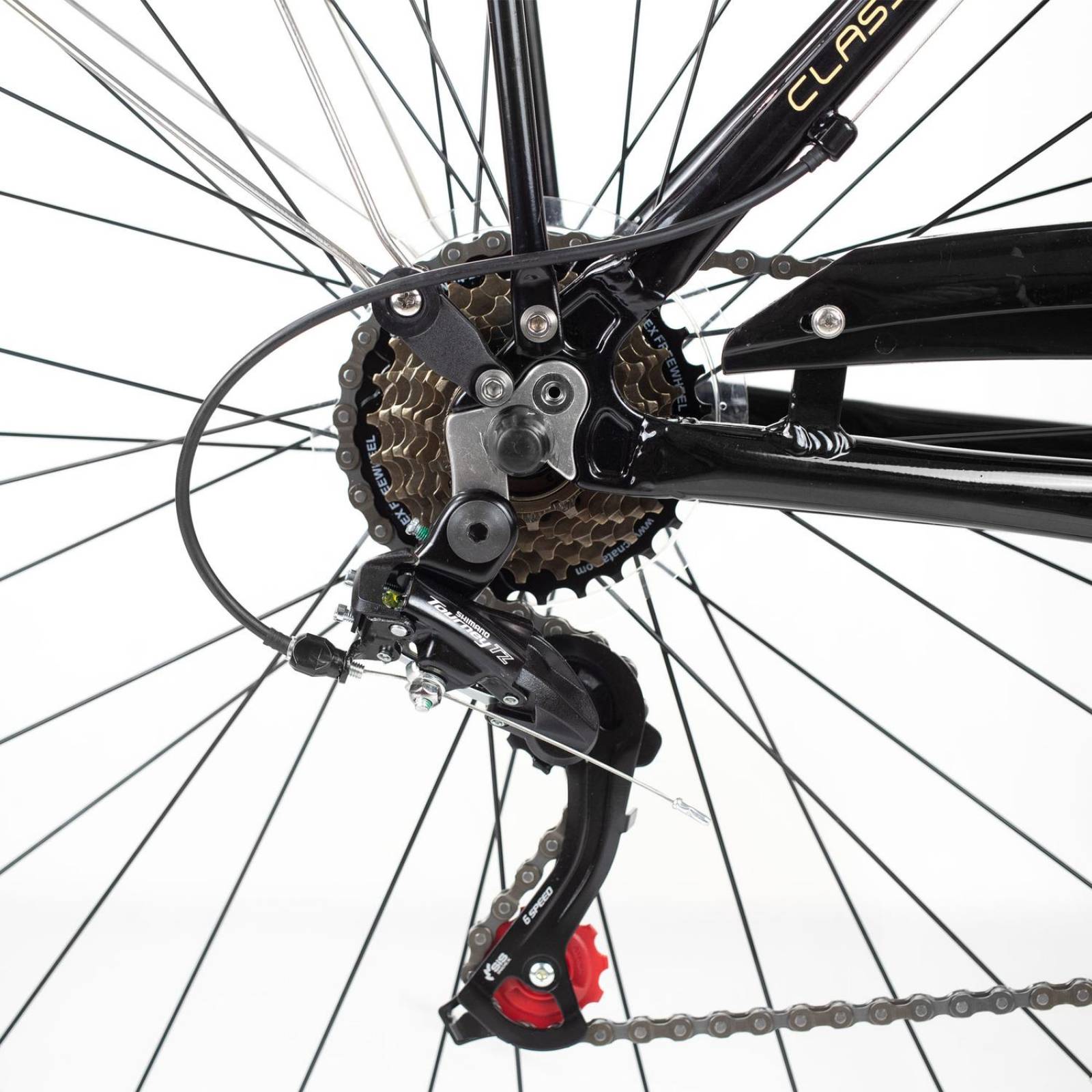 Bicicleta Urbana R700 Urban 1.1 Aluminio Negra Turbo