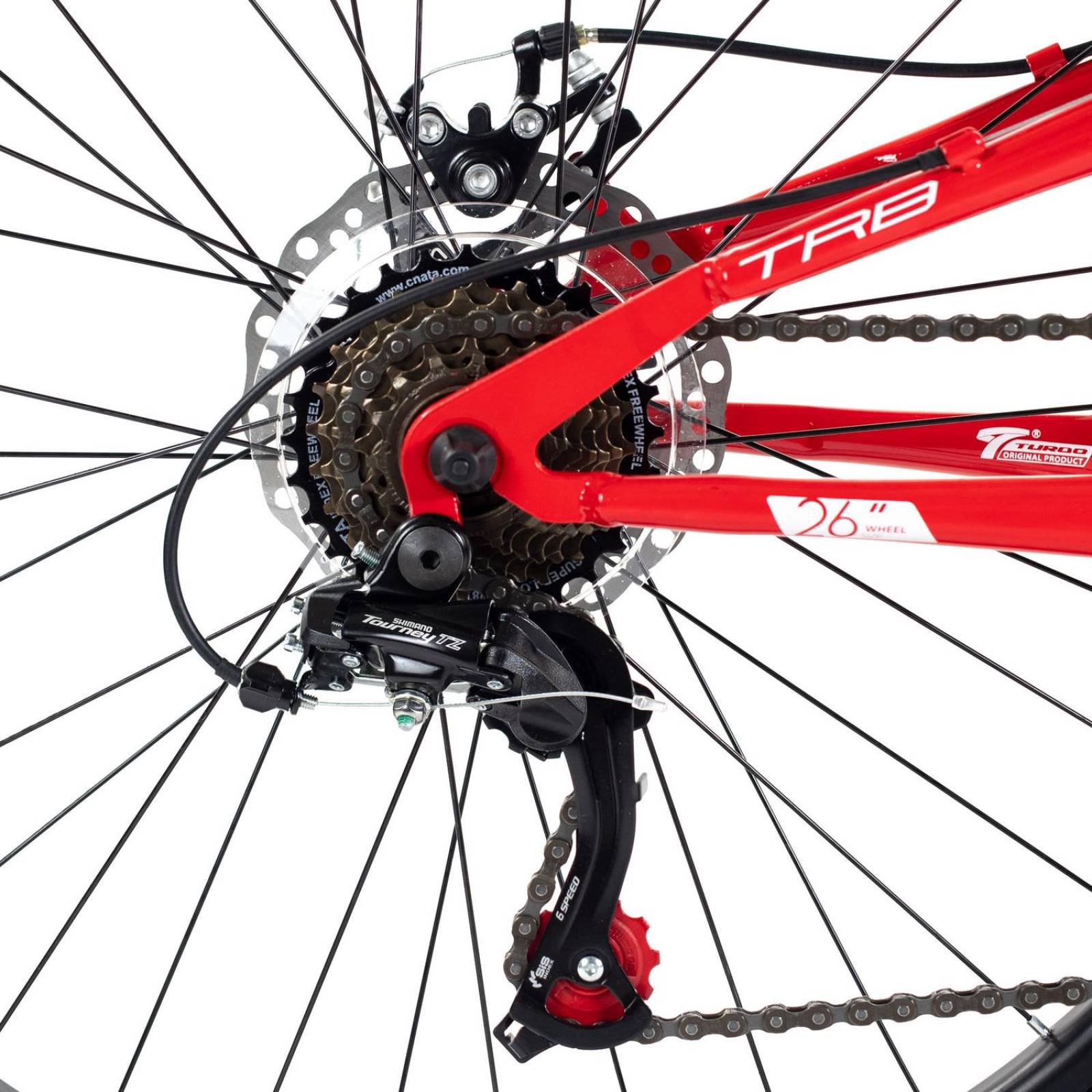 Bicicleta de Montaña R26 SX 6.1 Aluminio Roja Turbo 
