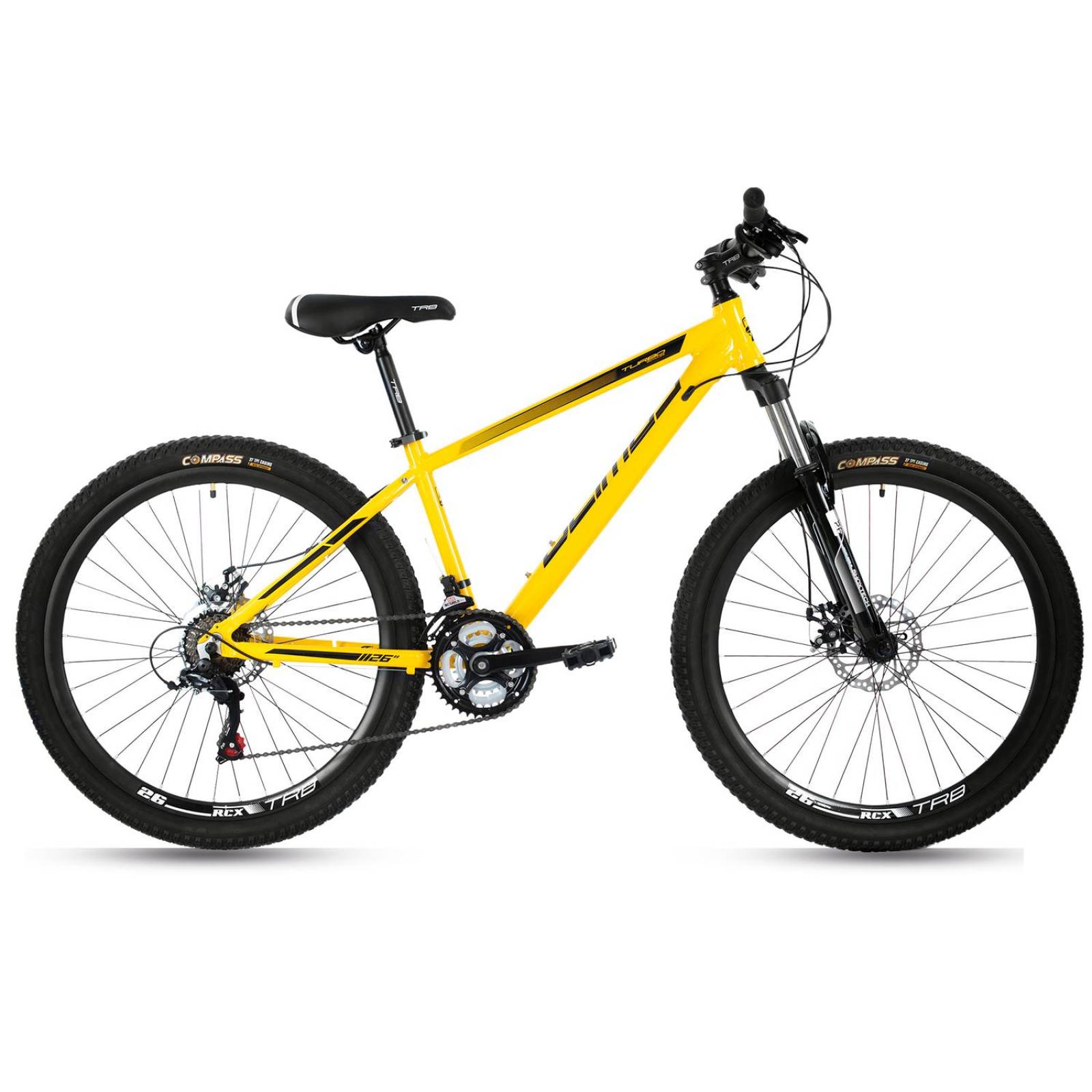 Bicicleta Montaña R26 21 Velocidades Deimos Amarillo Turbo 