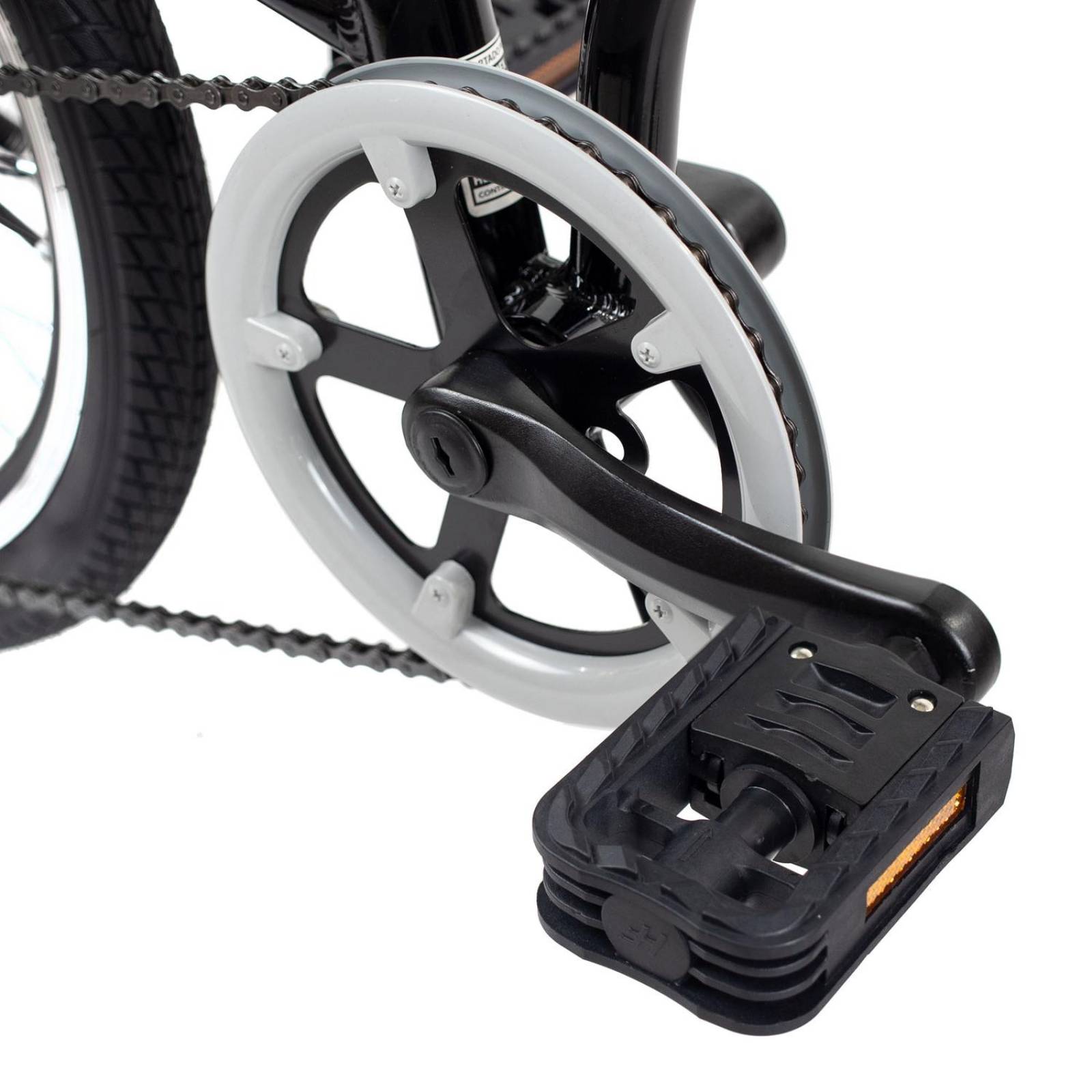 Bicicleta Plegable Rodada 20 Origami 1.1 Color Negro Turbo 