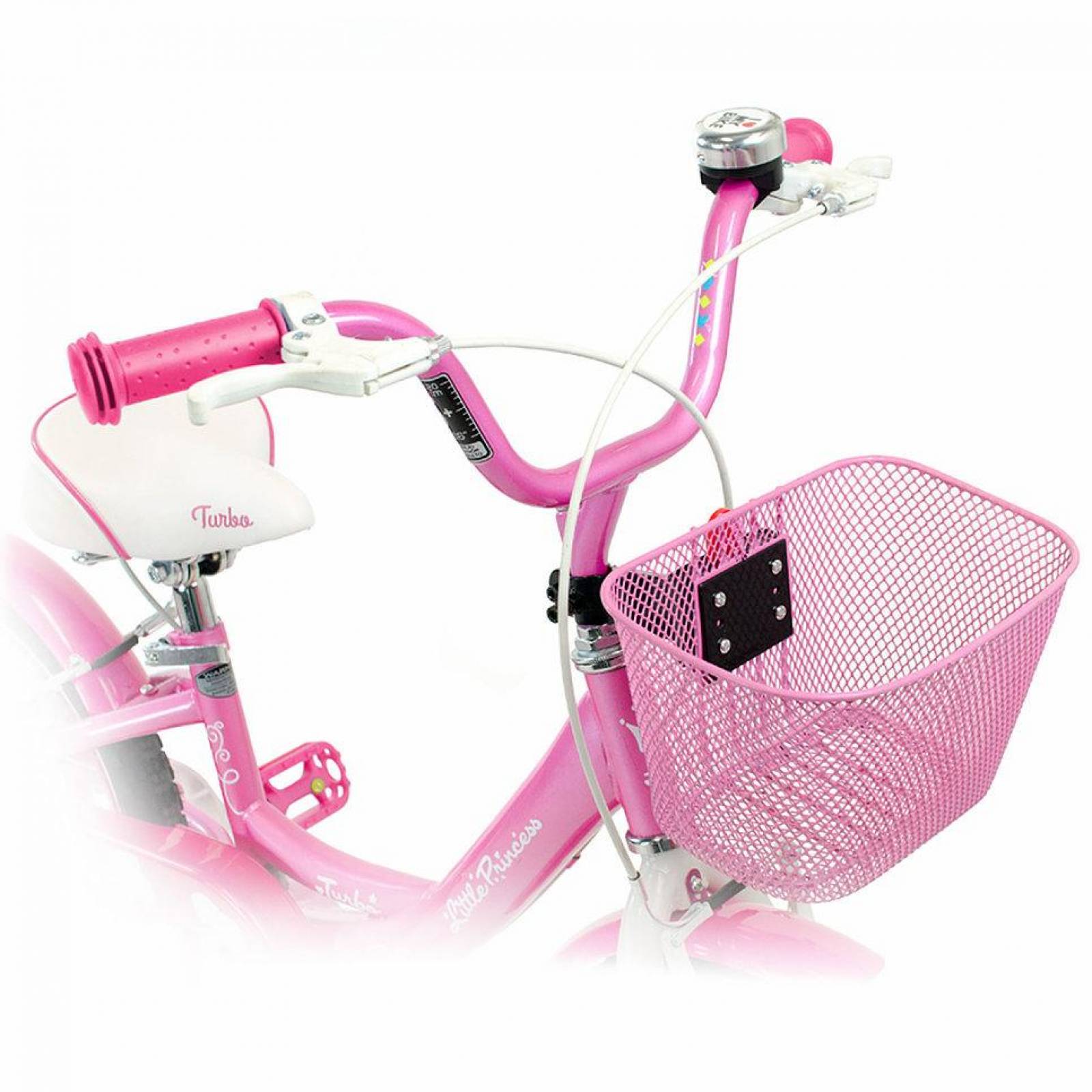 Bicicleta Rodada 16 Infantil Little Princess Two Rosa 