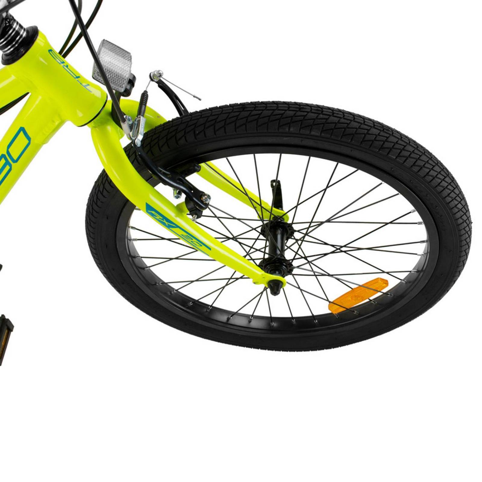 Bicicleta Rancing 2.0 Para Niño De Aluminio Amarilla Turbo