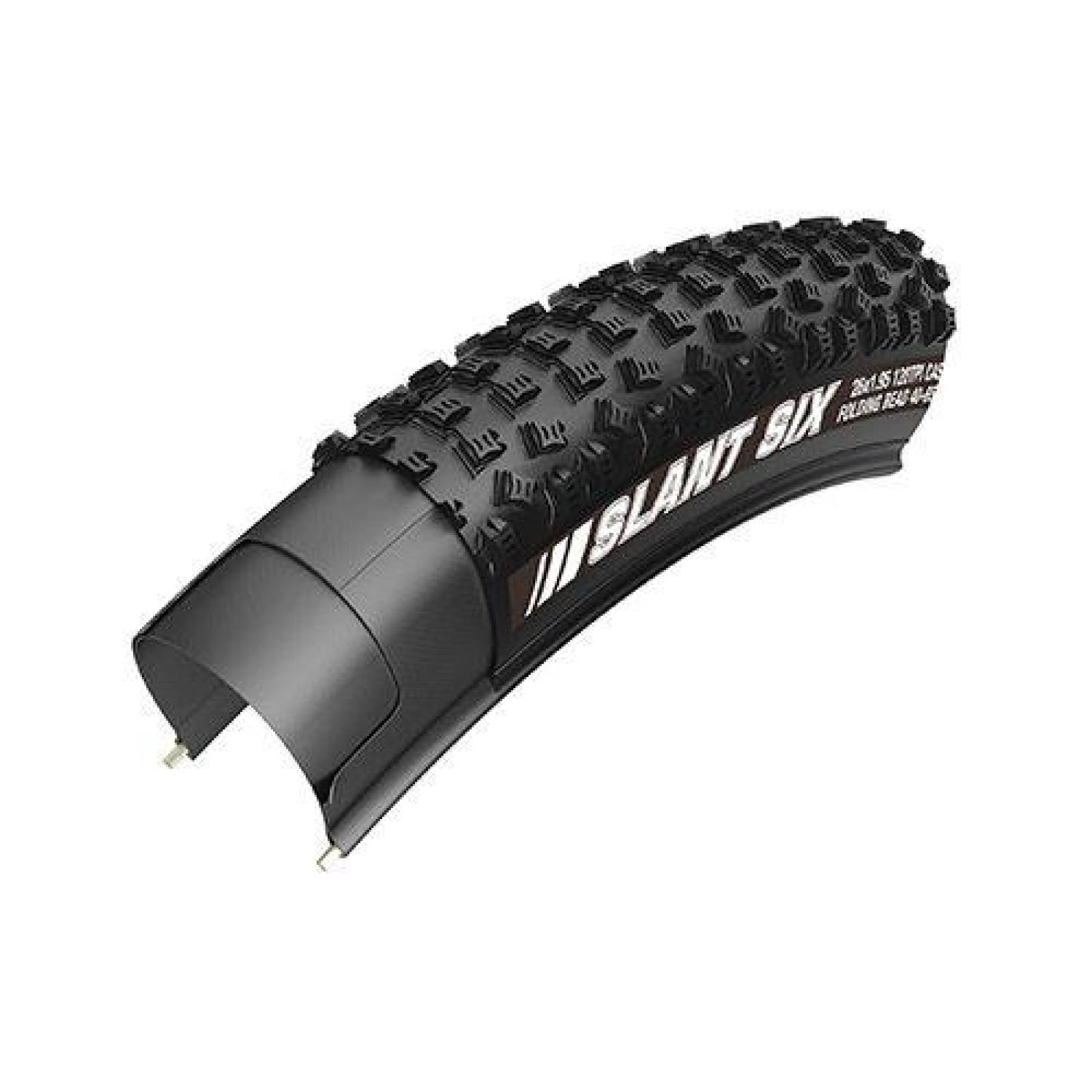 Llanta para bicicleta R26 x2.10 negra Slant Six K1080 Kenda 
