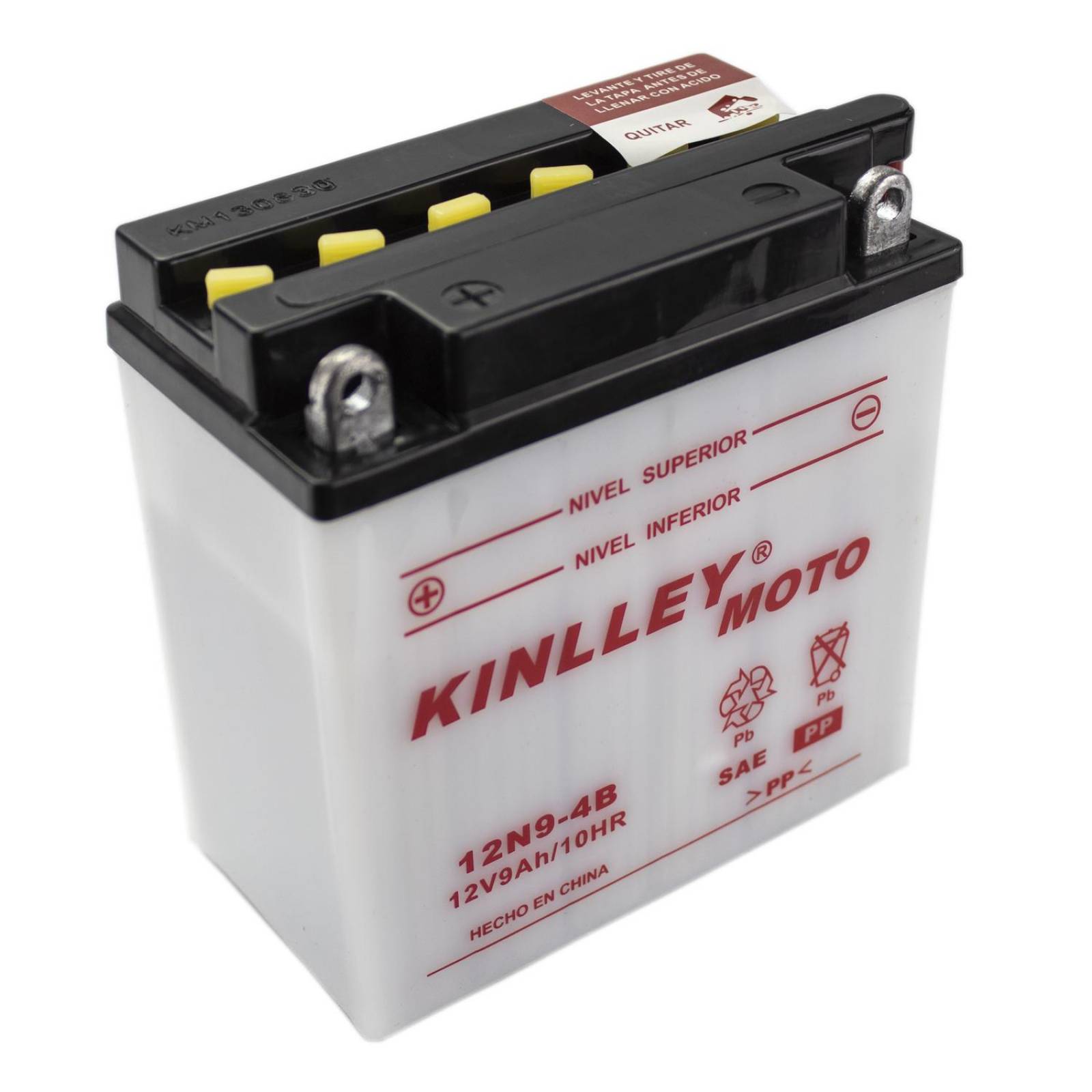 Bateria para moto YTX9-BS 12V 9Ah Kinlley