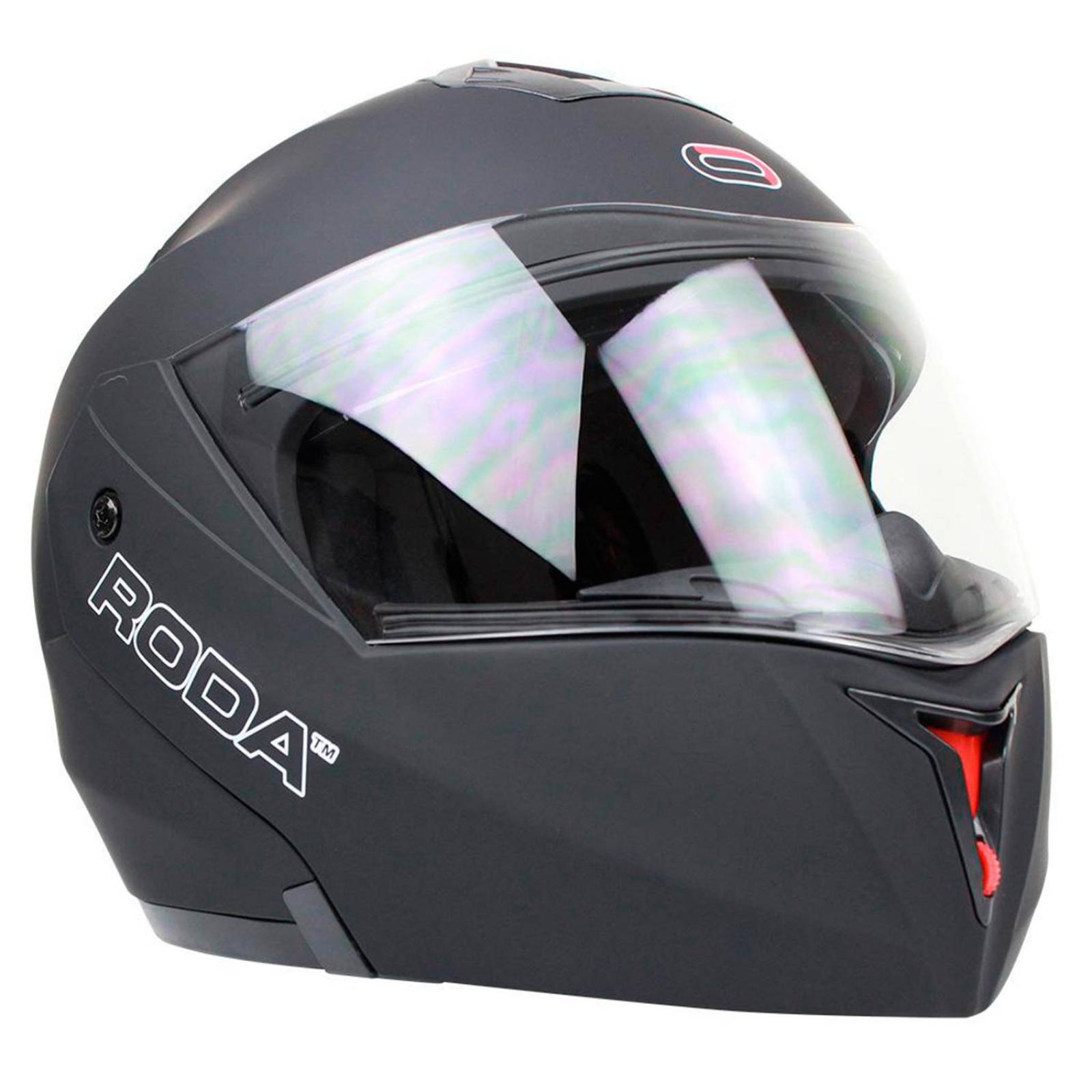 Casco Roda Revenge negro mate G abatible 
