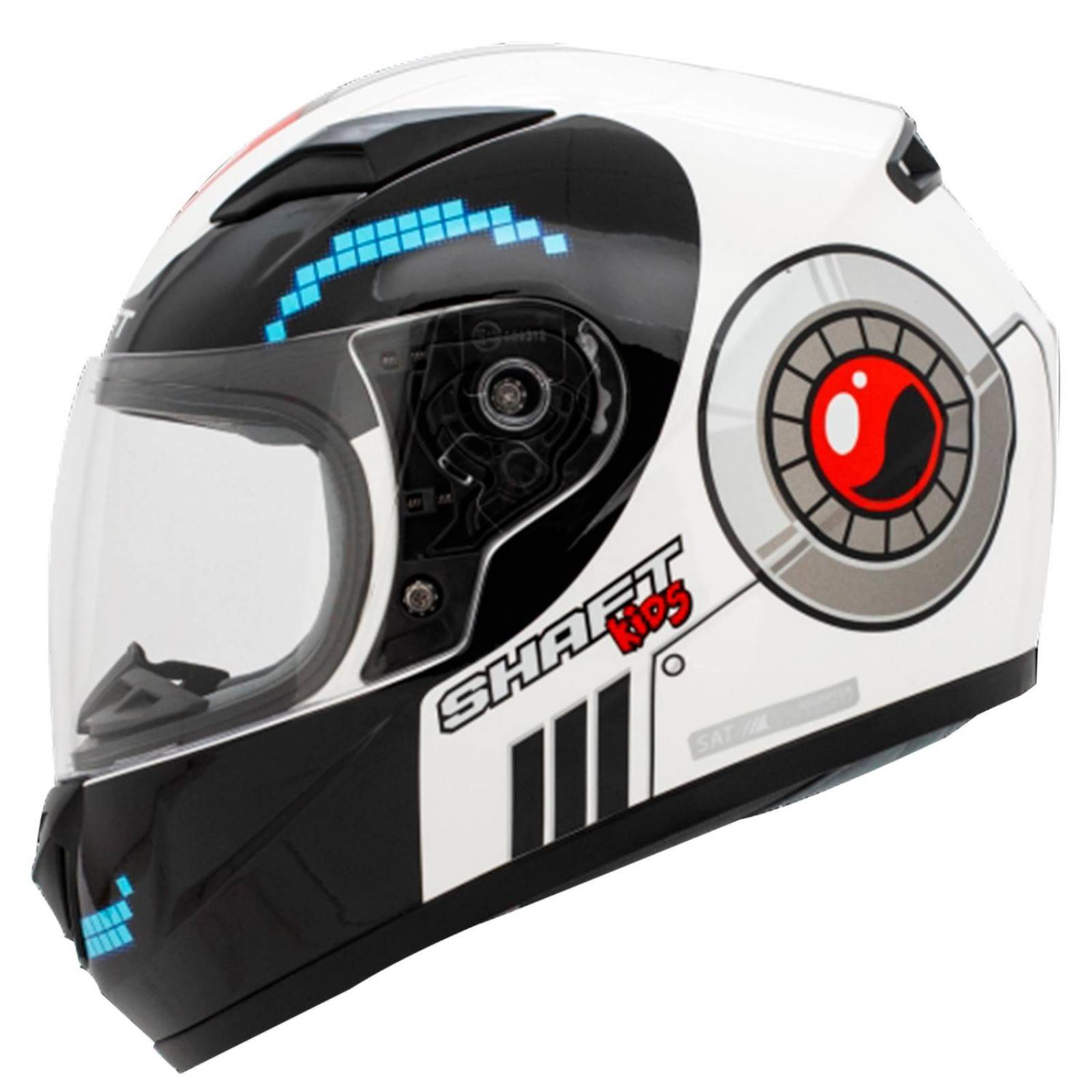 Casco Shaft SH529-8 infantil Robot boy azul L 