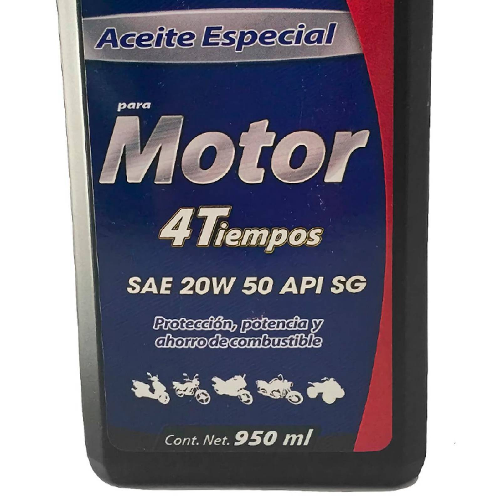 Aceite Lubricante 4t Sae 20w 50 Api Sg 950ml Italika 
