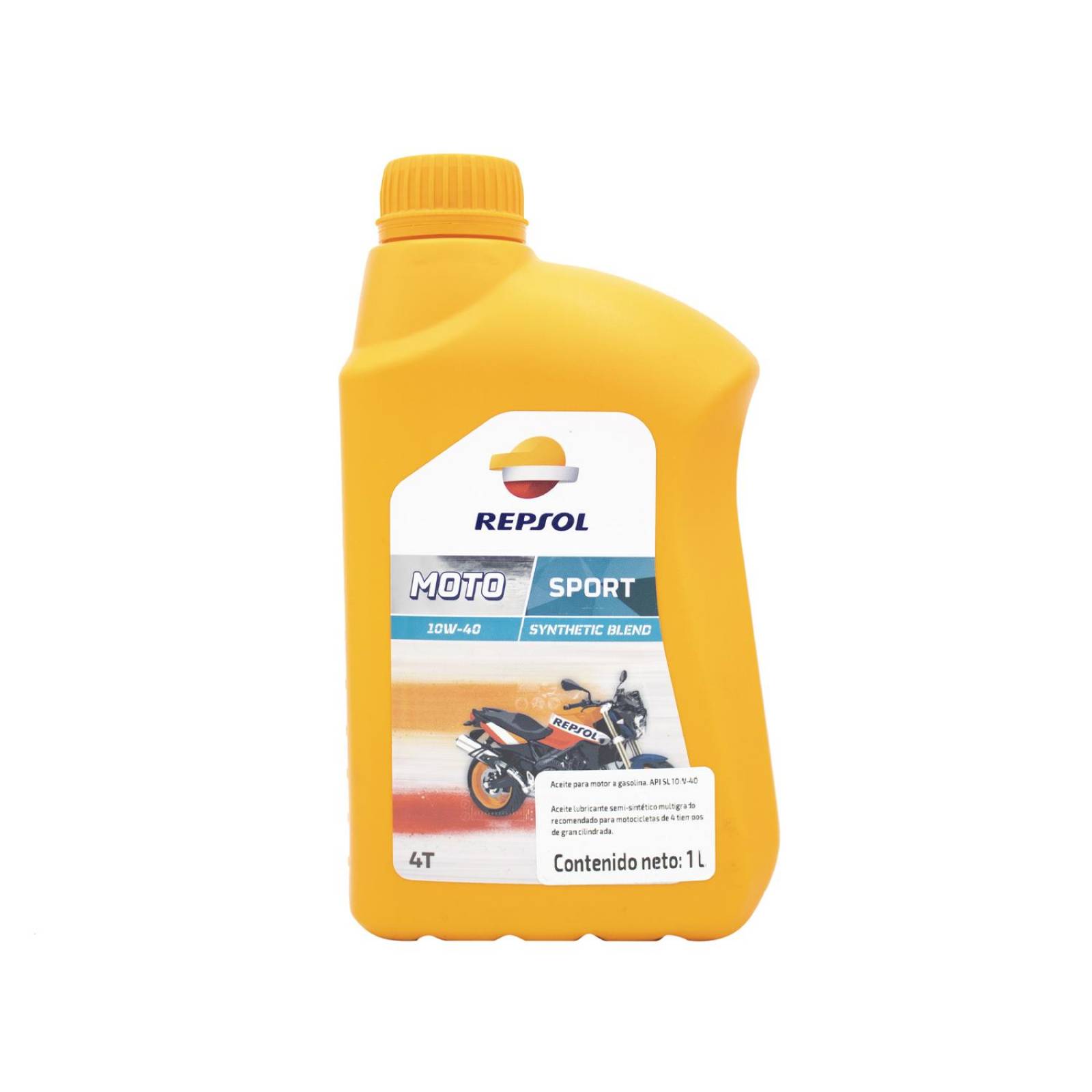 Aceite 4t-1l 10w4 Semisintetico Motosport Repsol 
