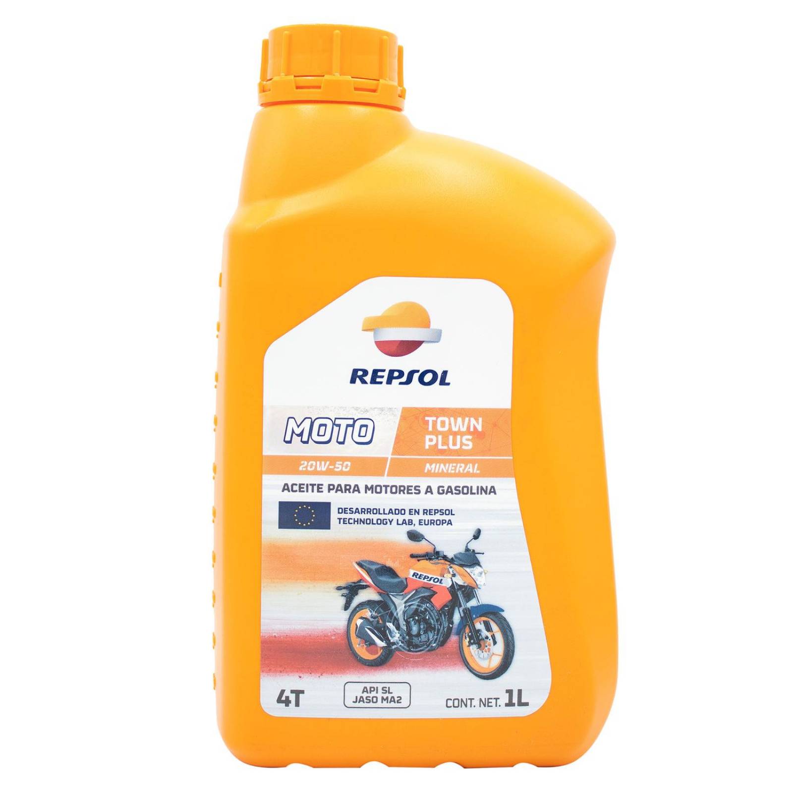 Aceite 4t-1l 20w50 Moto Town Repsol 