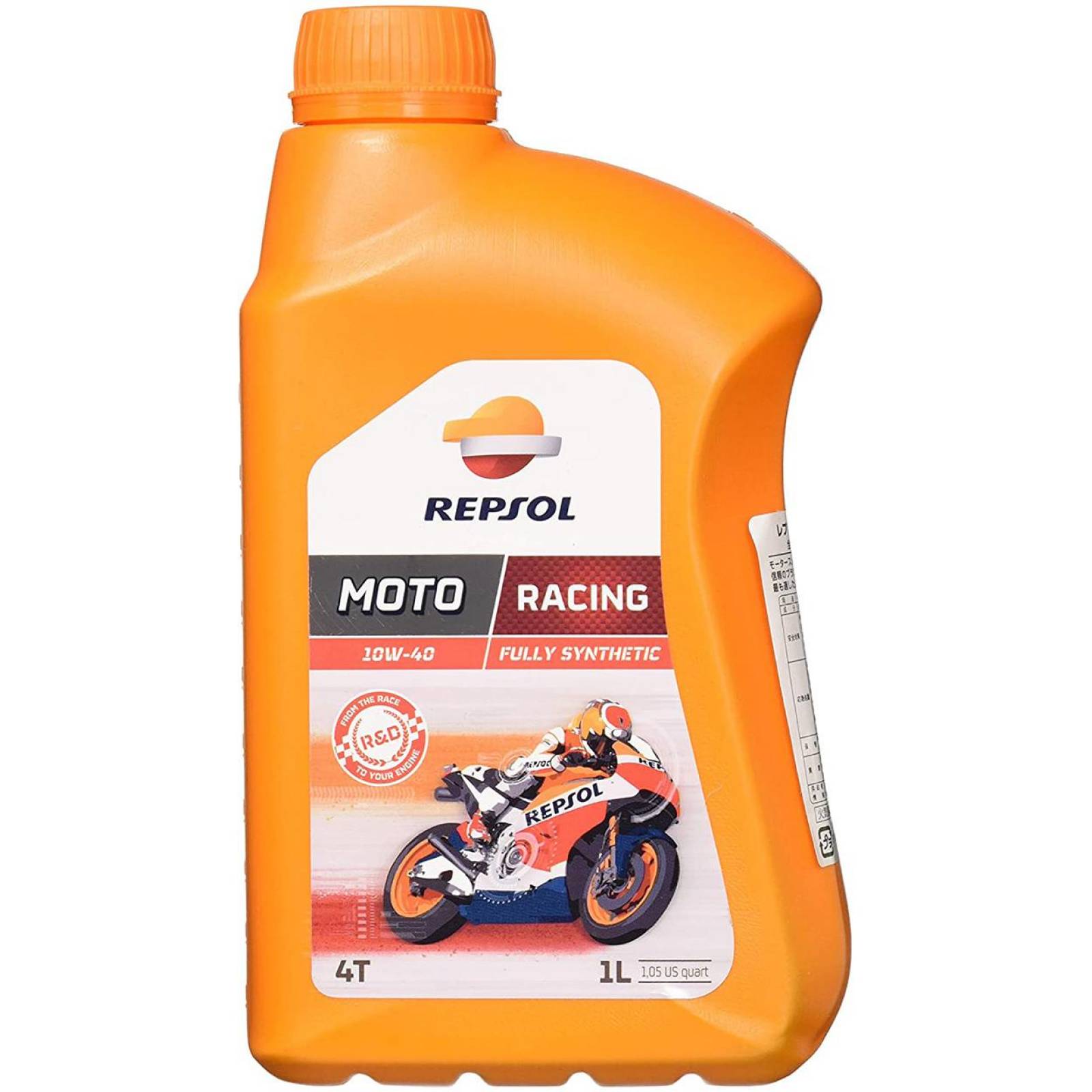 Aceite Repsol para Moto Motocicleta 4T 1L 10w40 Racing 