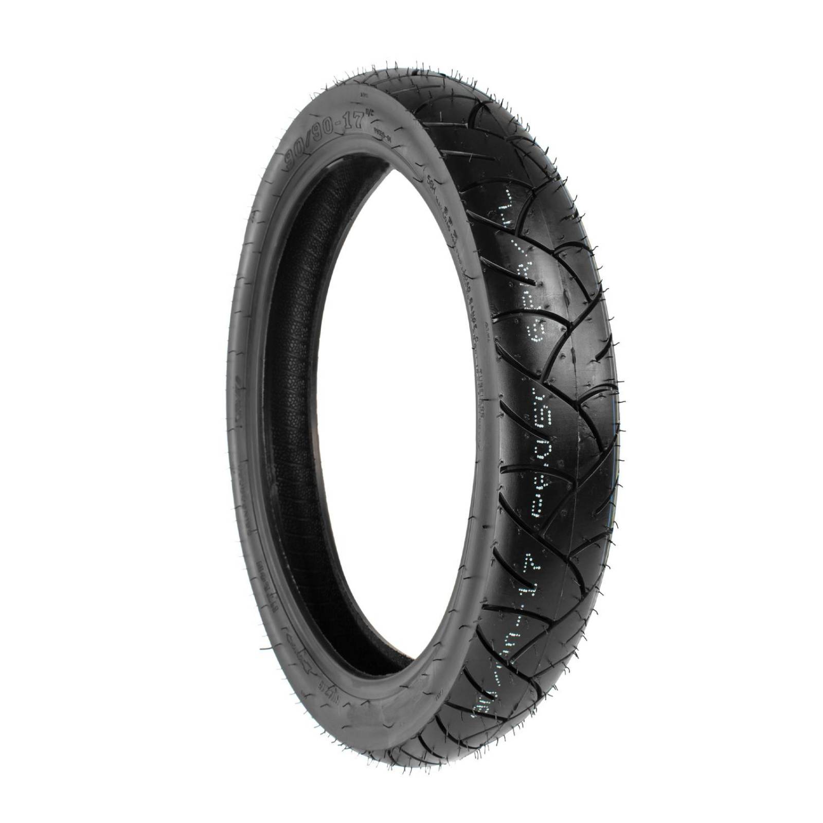 Llanta 90/90-17 para Moto Motocicleta 56H Tubeless Uso sin Camara Motometa 
