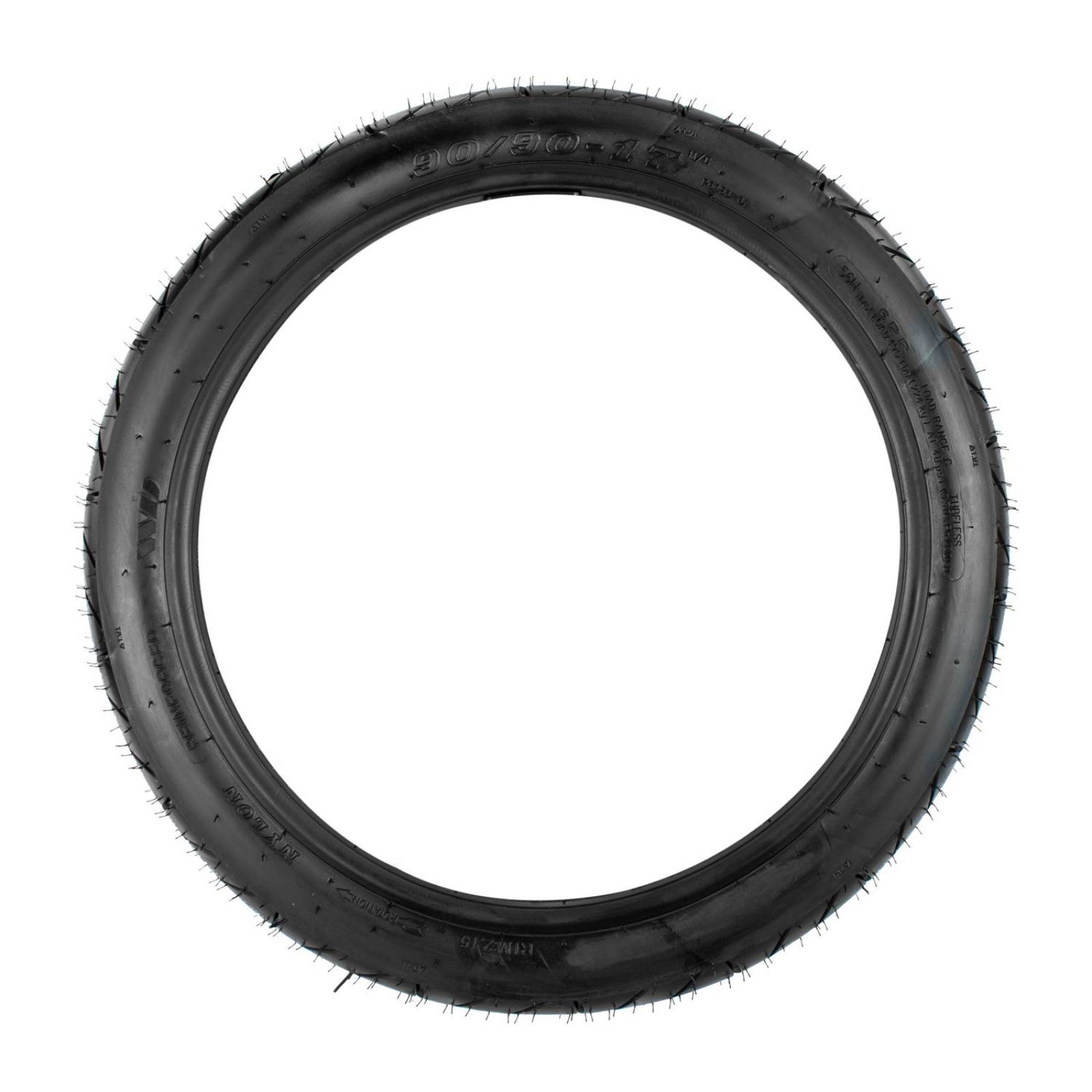 Llanta 90/90-17 para Moto Motocicleta 56H Tubeless Uso sin Camara Motometa 