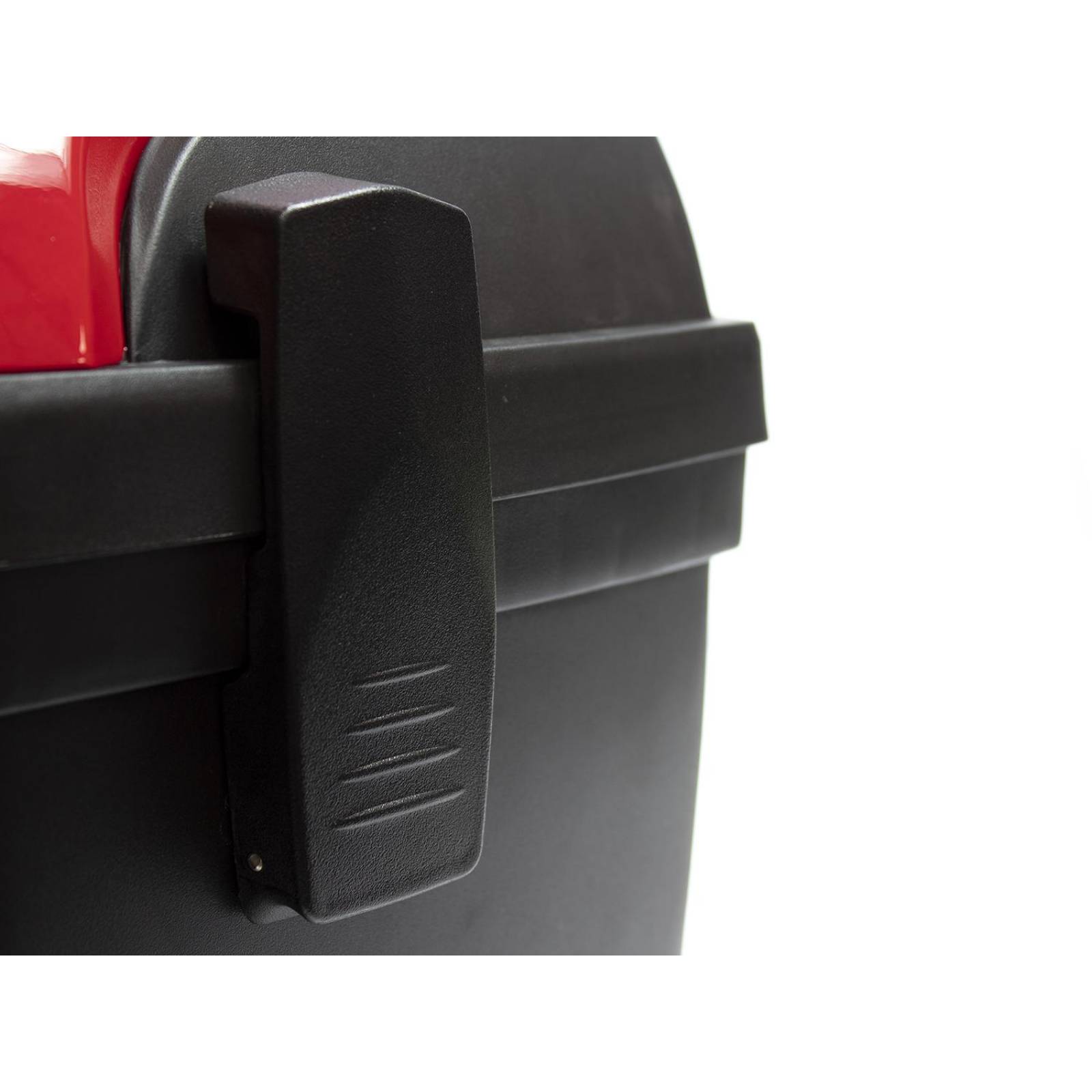 Alforjas Kinlley para moto rigidas laterales rojo negro 37 litros 2 piezas 