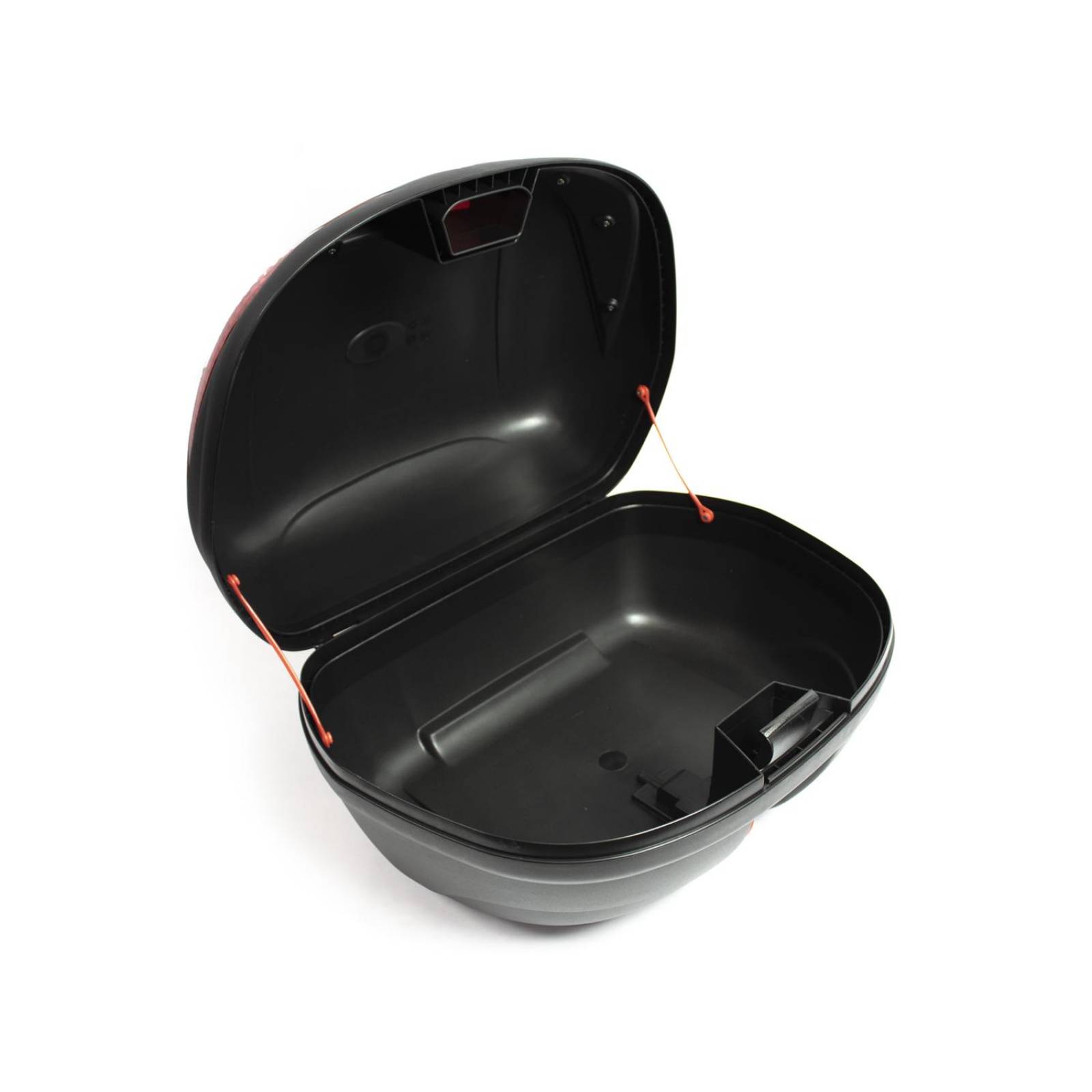 Caja para moto Kinlley maletero top case 43 litros para 2 cascos con parrilla 