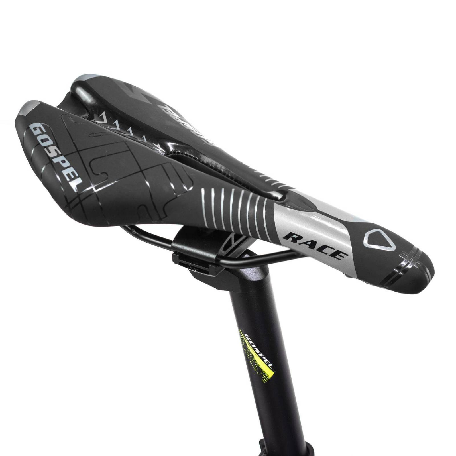 Bicicleta Montaña Rodada 27.5 Aluminio Negro Amarillo 24 Velocidades Gospel 