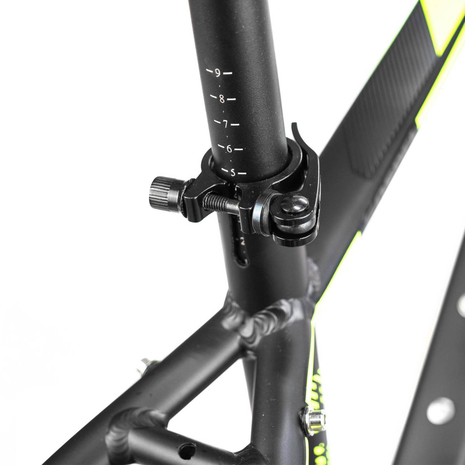 Bicicleta Montaña Rodada 27.5 Aluminio Negro Amarillo 24 Velocidades Gospel 