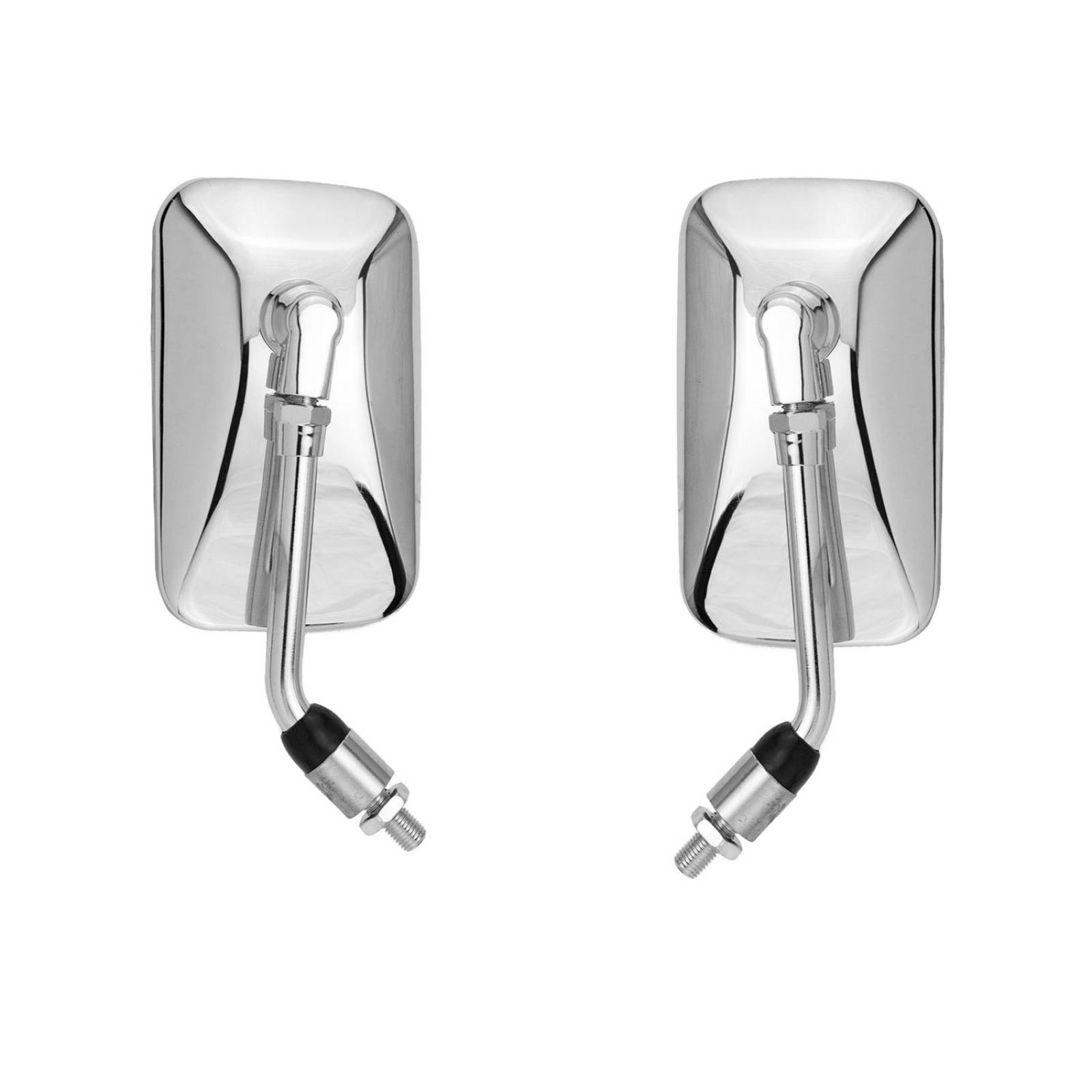 Espejo Cromado Chopper Rectangular 