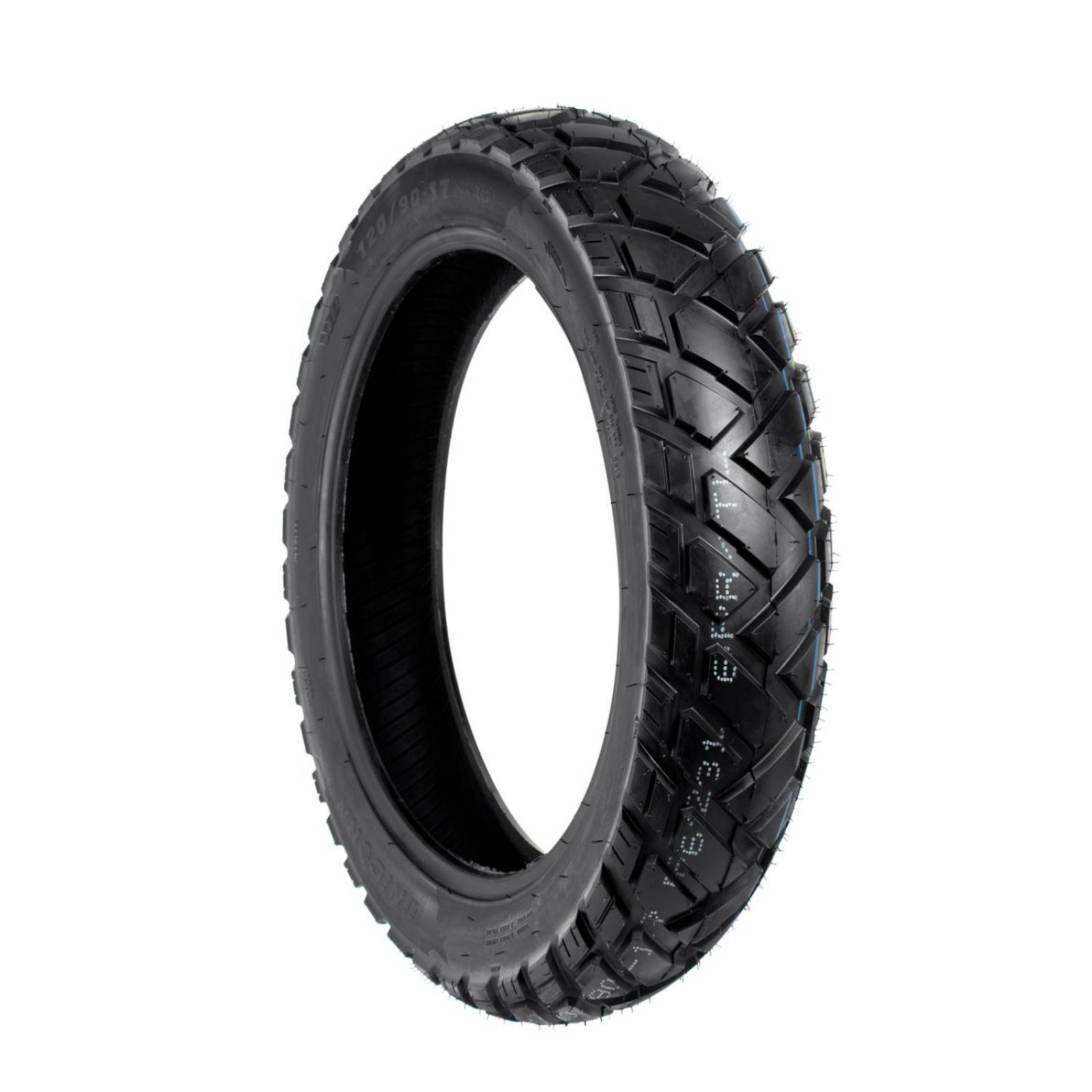 Llanta para Moto 120/90-17 70P Tubeless Uso sin Camara P6169 Motometa 