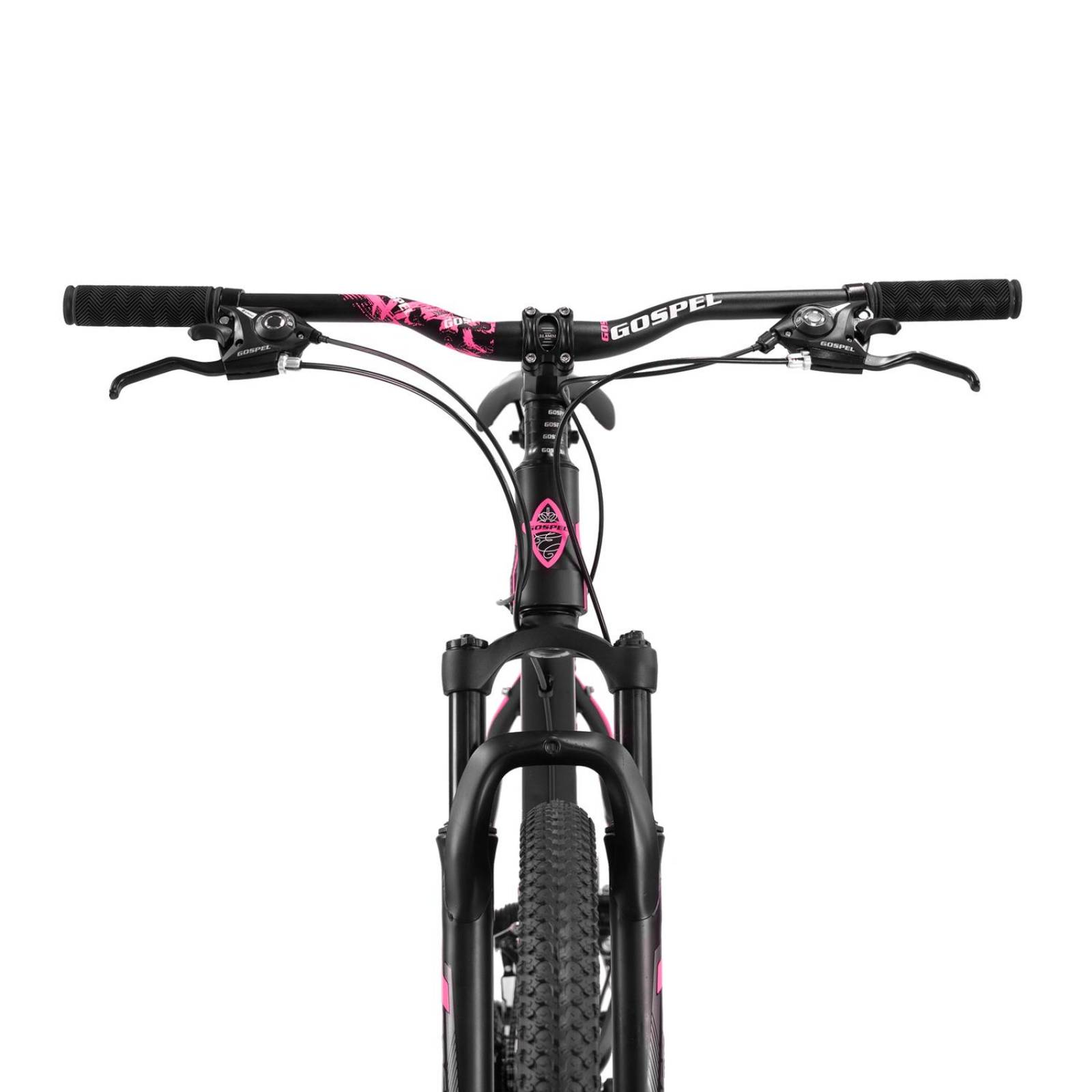 Bicicleta Montaña R29 24 Vel Mujer Suspensión Violeta Gospel 