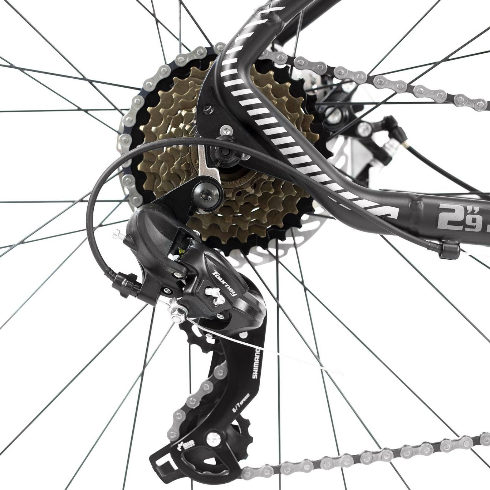 Bicicleta Montaña Para Mujer Rodada 29 Aluminio Rosa Gospel