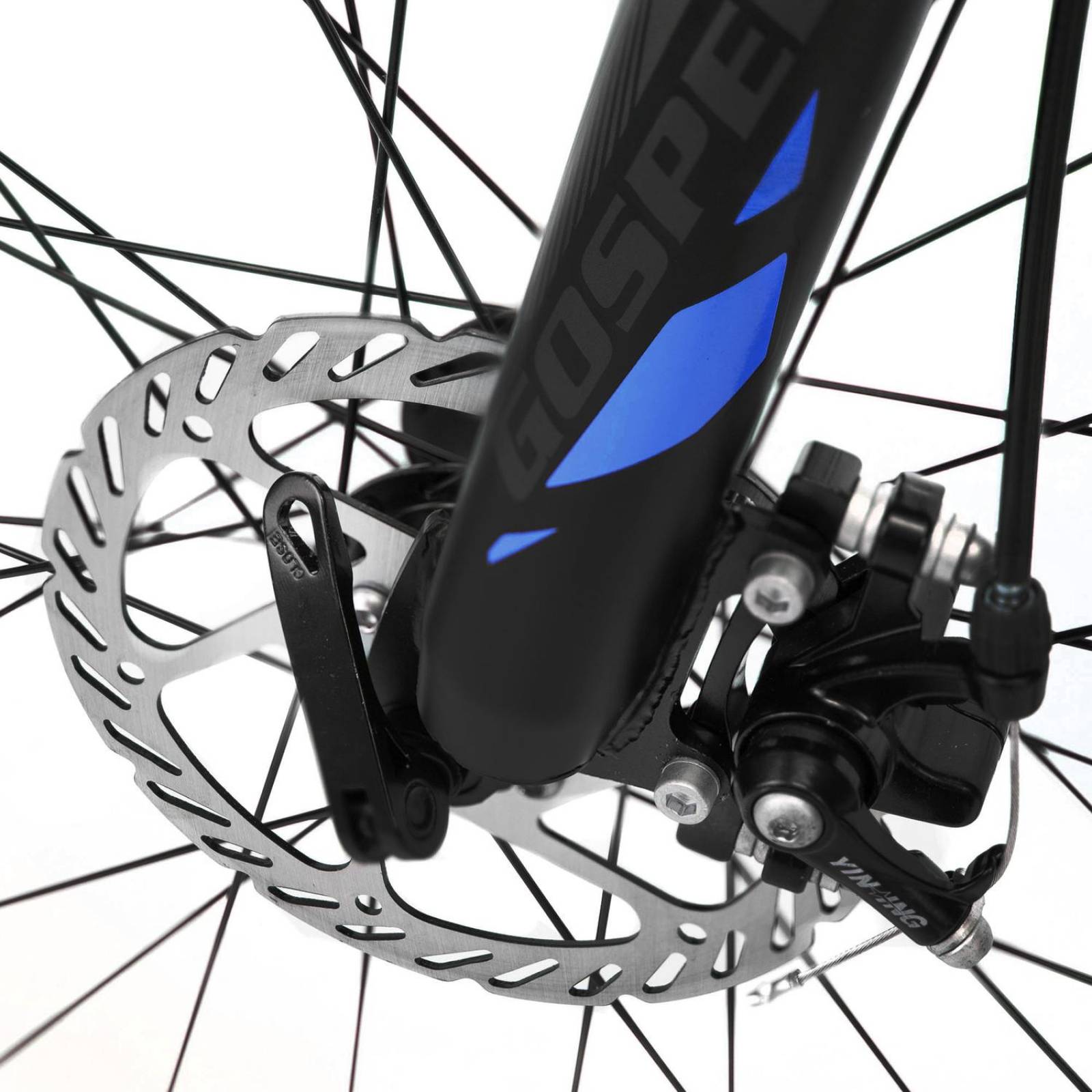 Bicicleta Montaña Rodada 27.5 24 Vel Suspensión Gospel Azul 